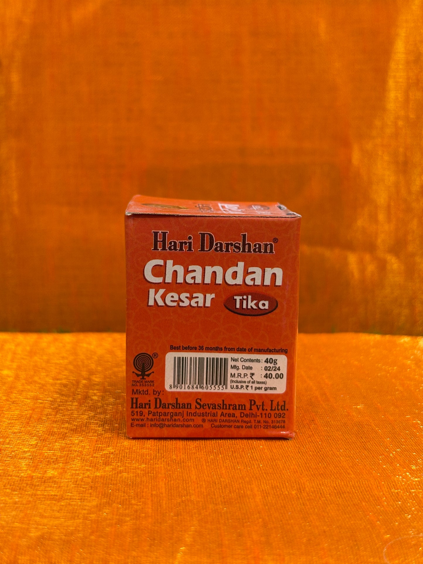Kesar Chandan- Hari Darshan small 40g