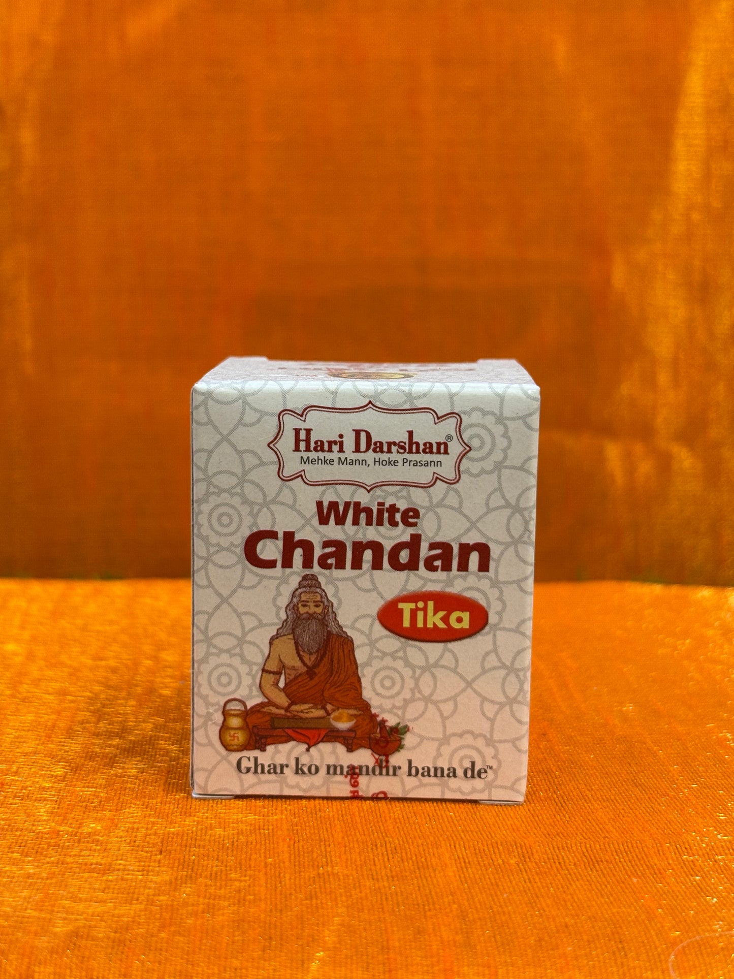 White Chandan Tika β Hari Darshan 40g | Pure Sandalwood Tilak Paste for Pooja & Daily Devotion