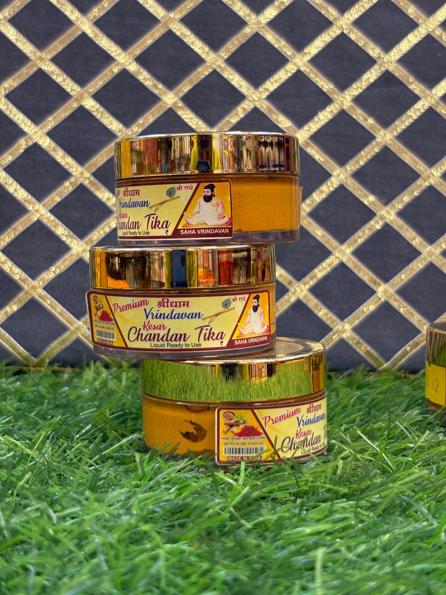 Kesar Chandan Tika – Shree Dhaam 100g | Premium Tilak Paste with Kesar & Sandalwood Fragrance
