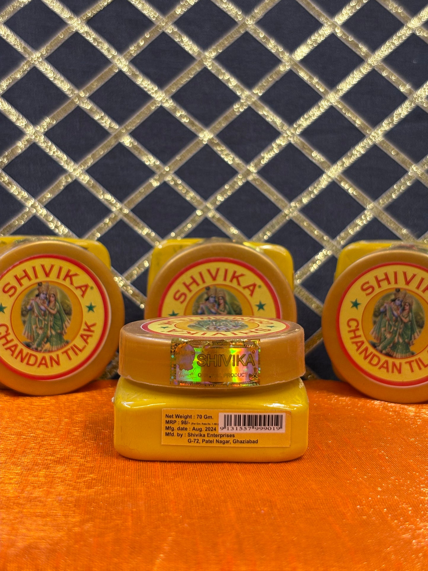 Chandan Tika – Shivika 70g | Pure Sandalwood Tilak Paste for Daily Pooja & Rituals