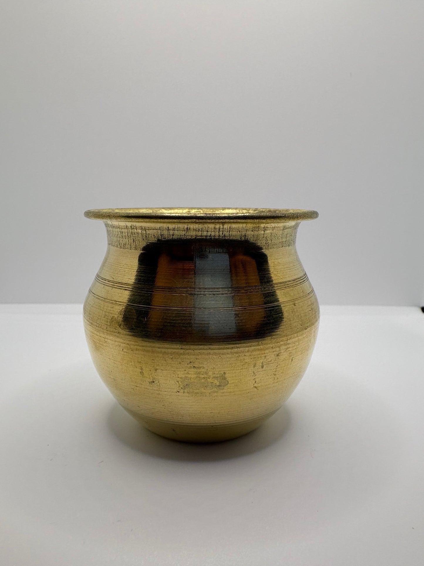 Brass (Petal) Lota | Traditional Pooja Lota with Petal Design for Daily Rituals