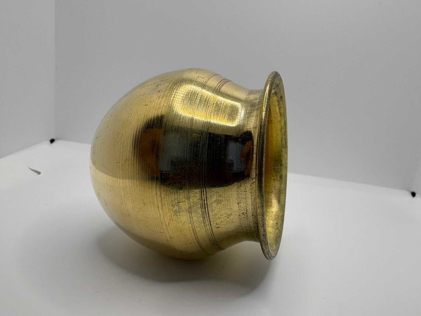 Brass (Petal) Lota | Traditional Pooja Lota with Petal Design for Daily Rituals