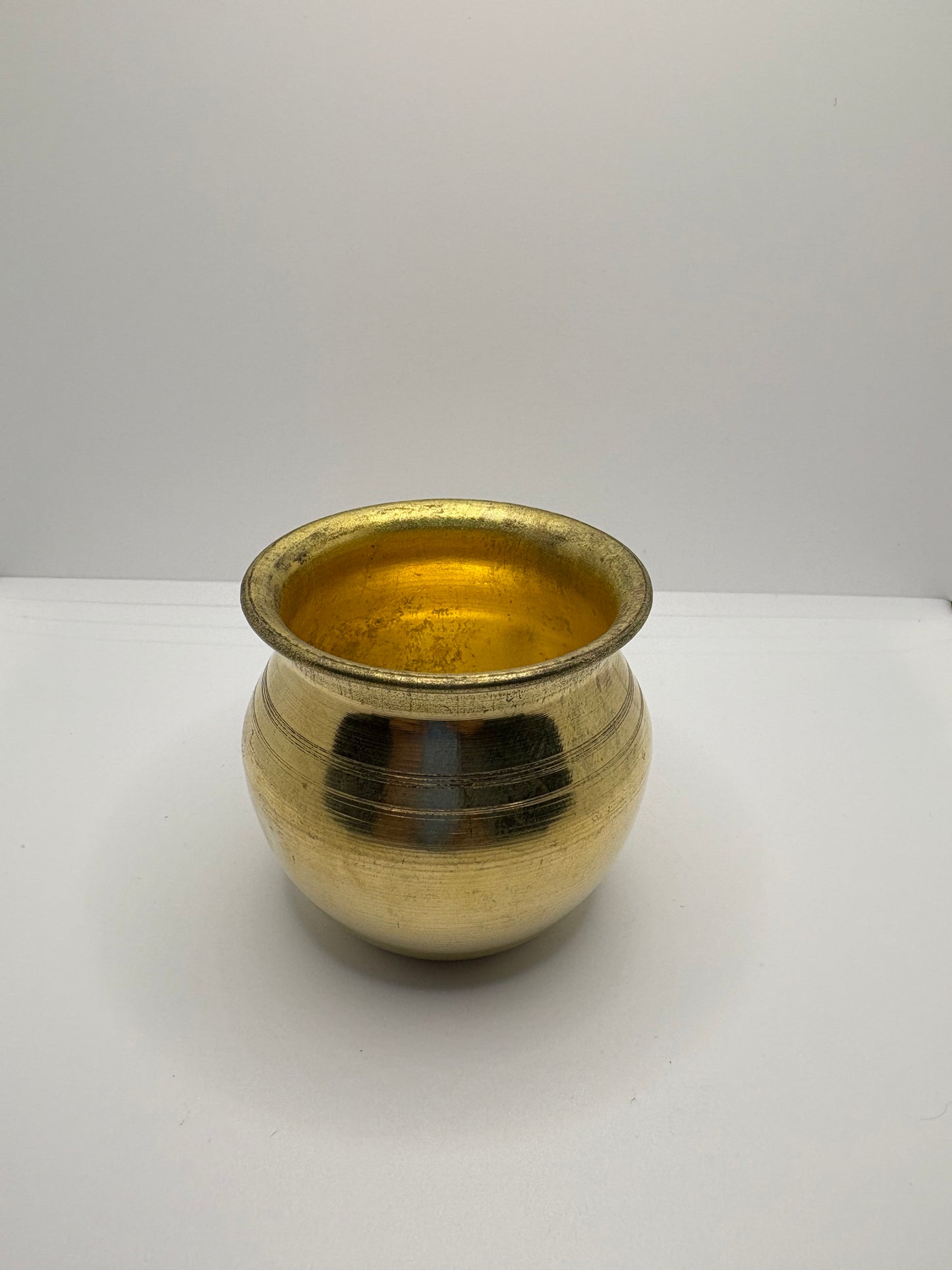 Brass (Petal) Lota | Traditional Pooja Lota with Petal Design for Daily Rituals