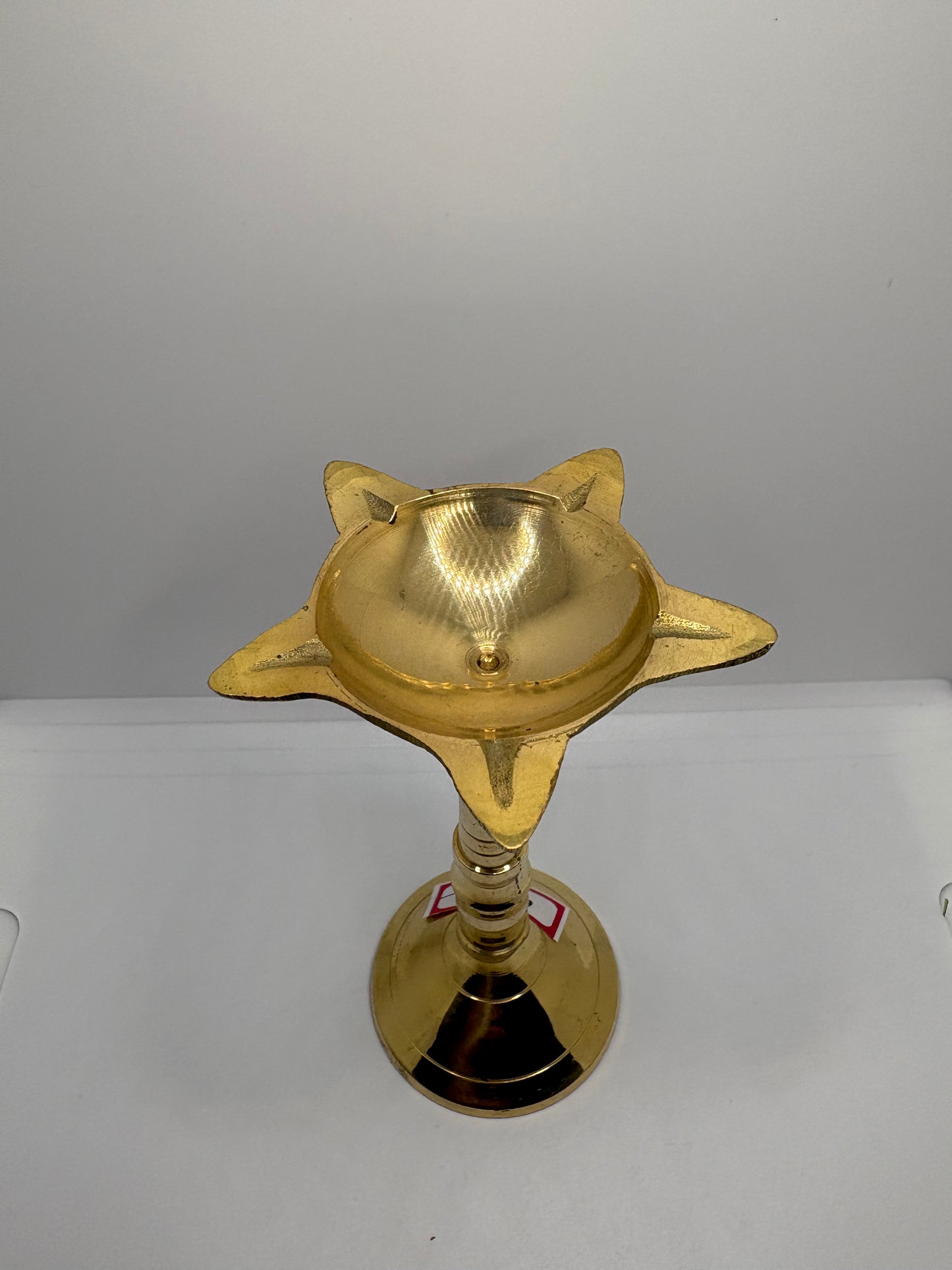 Brass (Petal) Diya Stand | Traditional Brass Stand for Pooja Diyas & Spiritual Decor