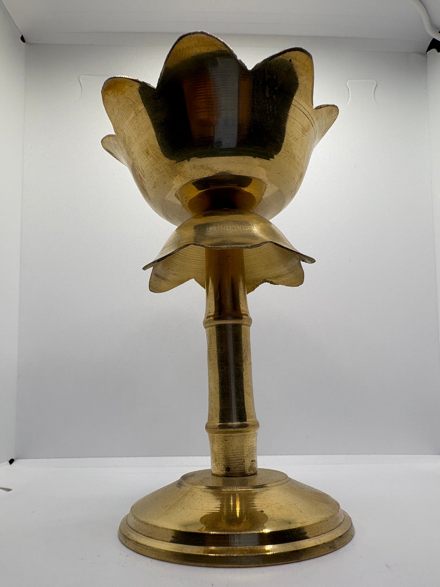 Brass (Petal) Flower Diya - Medium