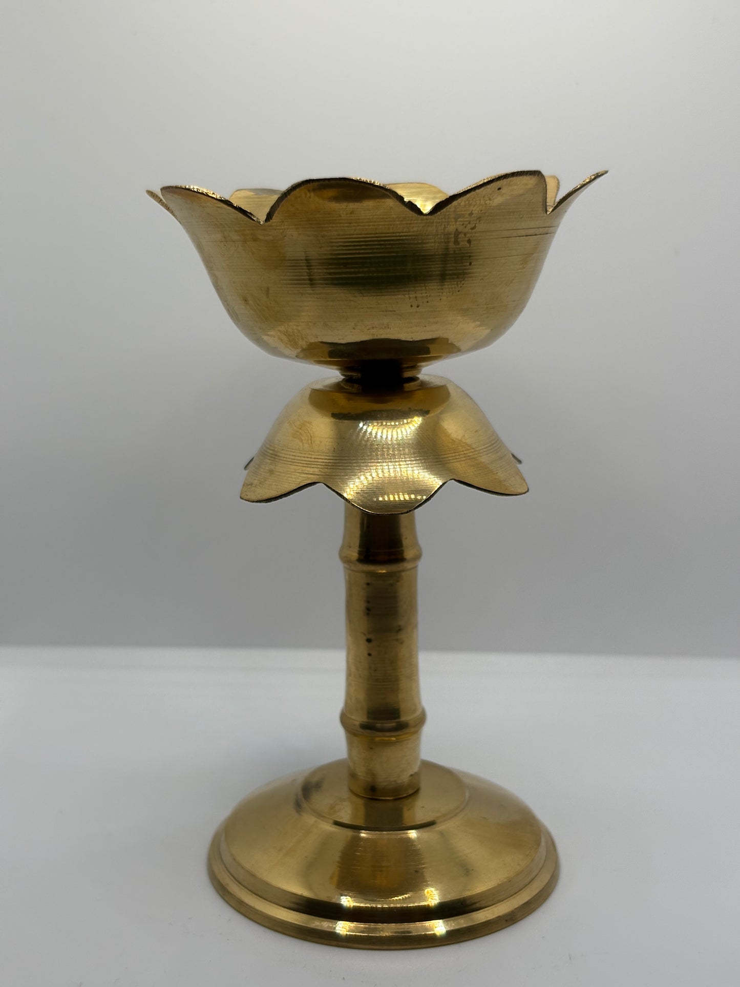 Brass (Petal) Flower Diya - Medium