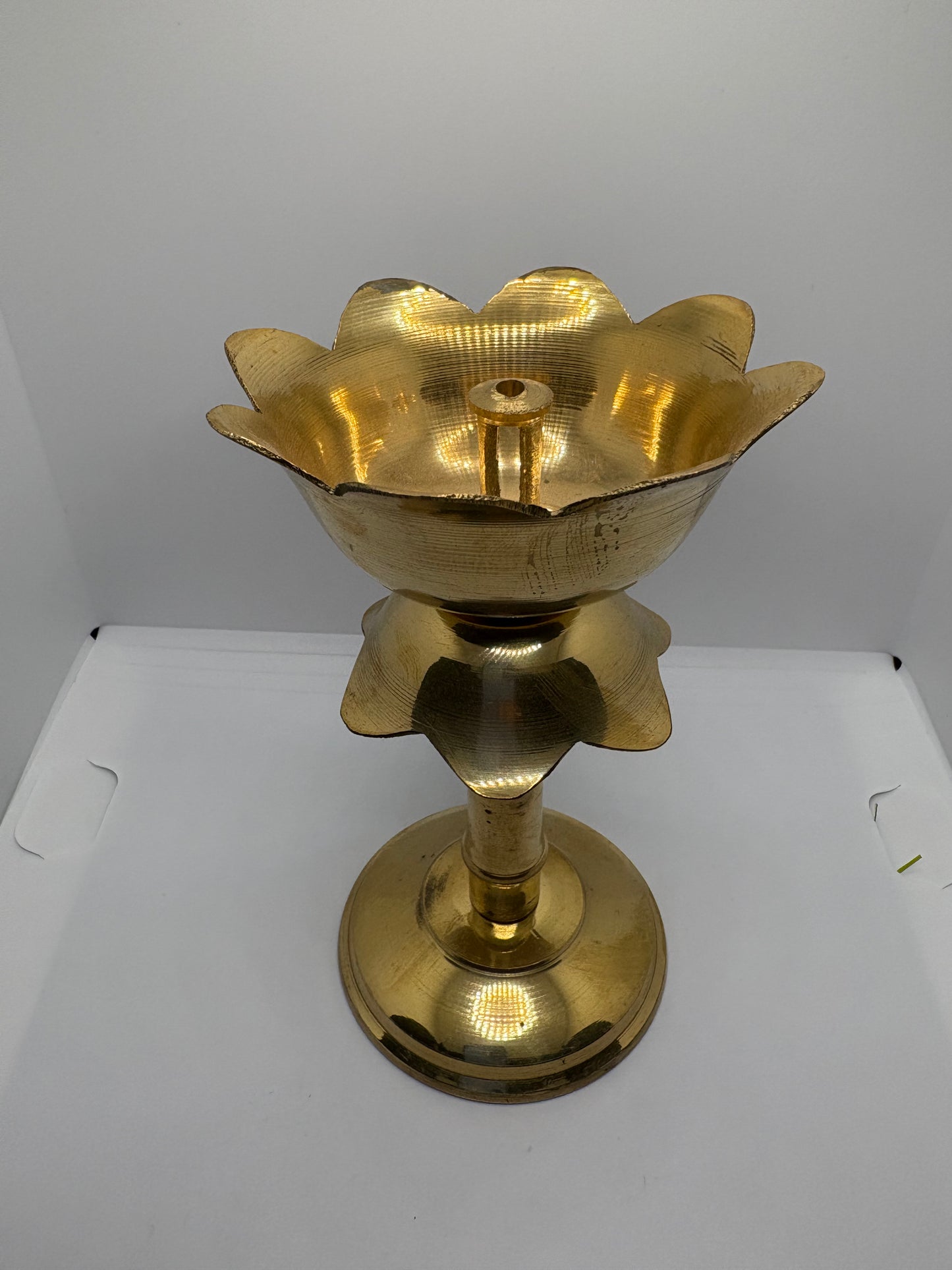Brass (Petal) Flower Diya - Medium