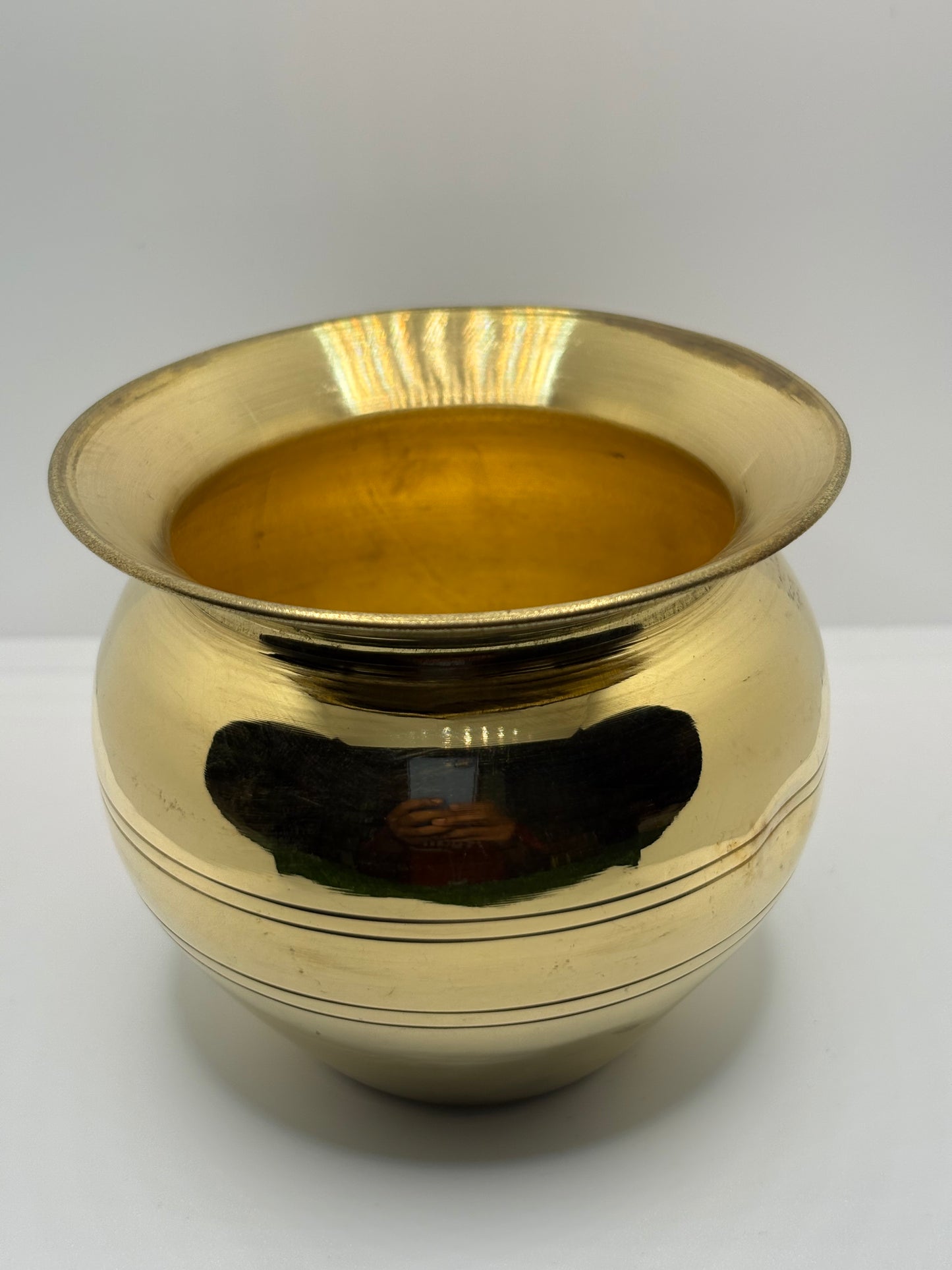 Brass (Petal) Lota - Large