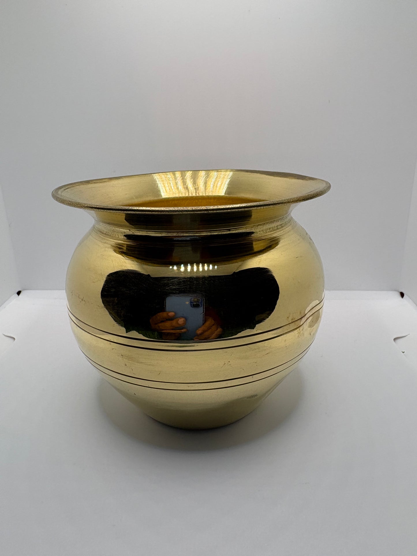 Brass (Petal) Lota - Large
