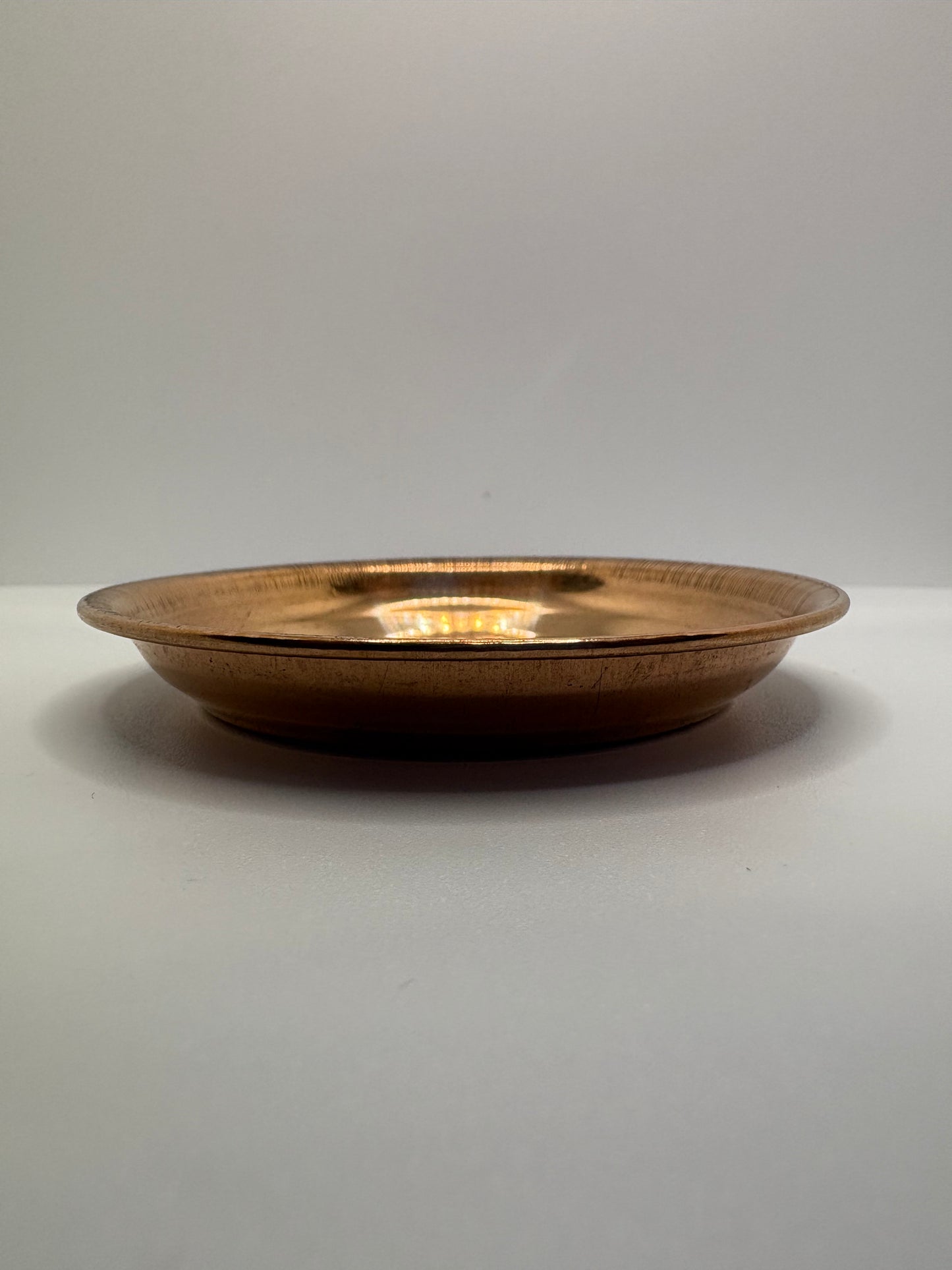 Copper (Tamba) Bhog Plate