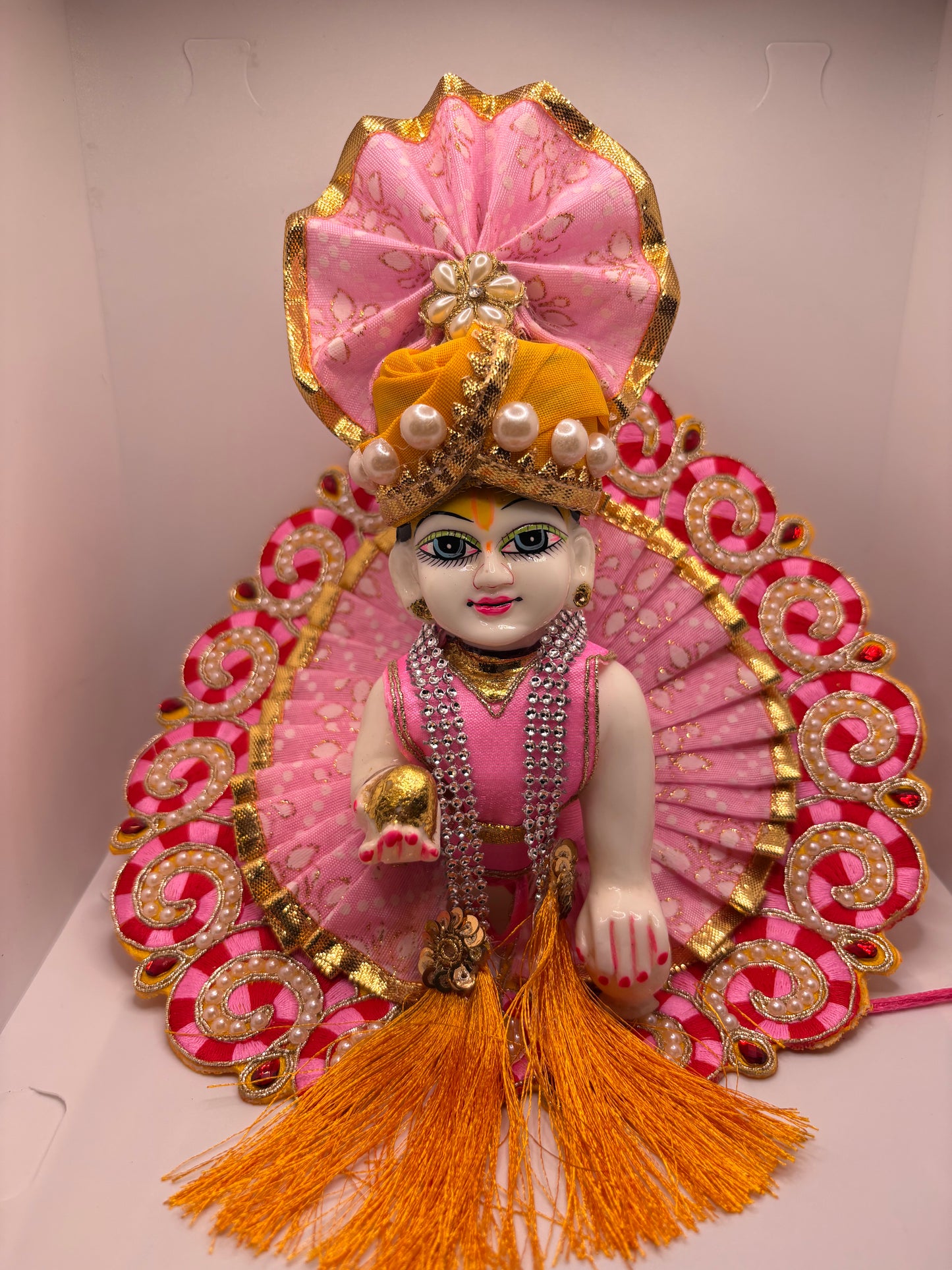 Ladoo Gopal Ji Dress | Designer Vastra for Bal Gopal in Premium Fabric & Embroidery