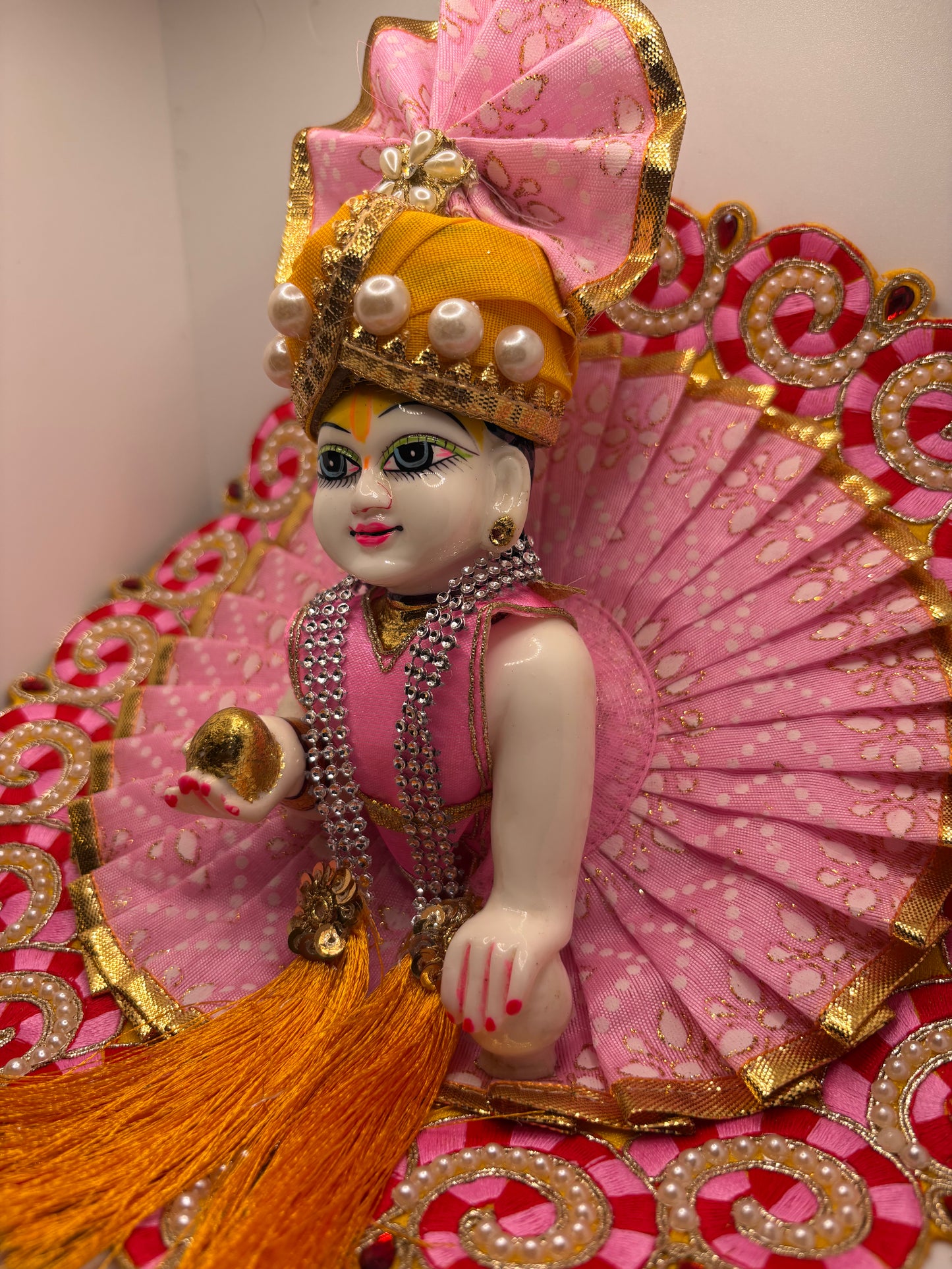 Ladoo Gopal Ji Dress | Designer Vastra for Bal Gopal in Premium Fabric & Embroidery