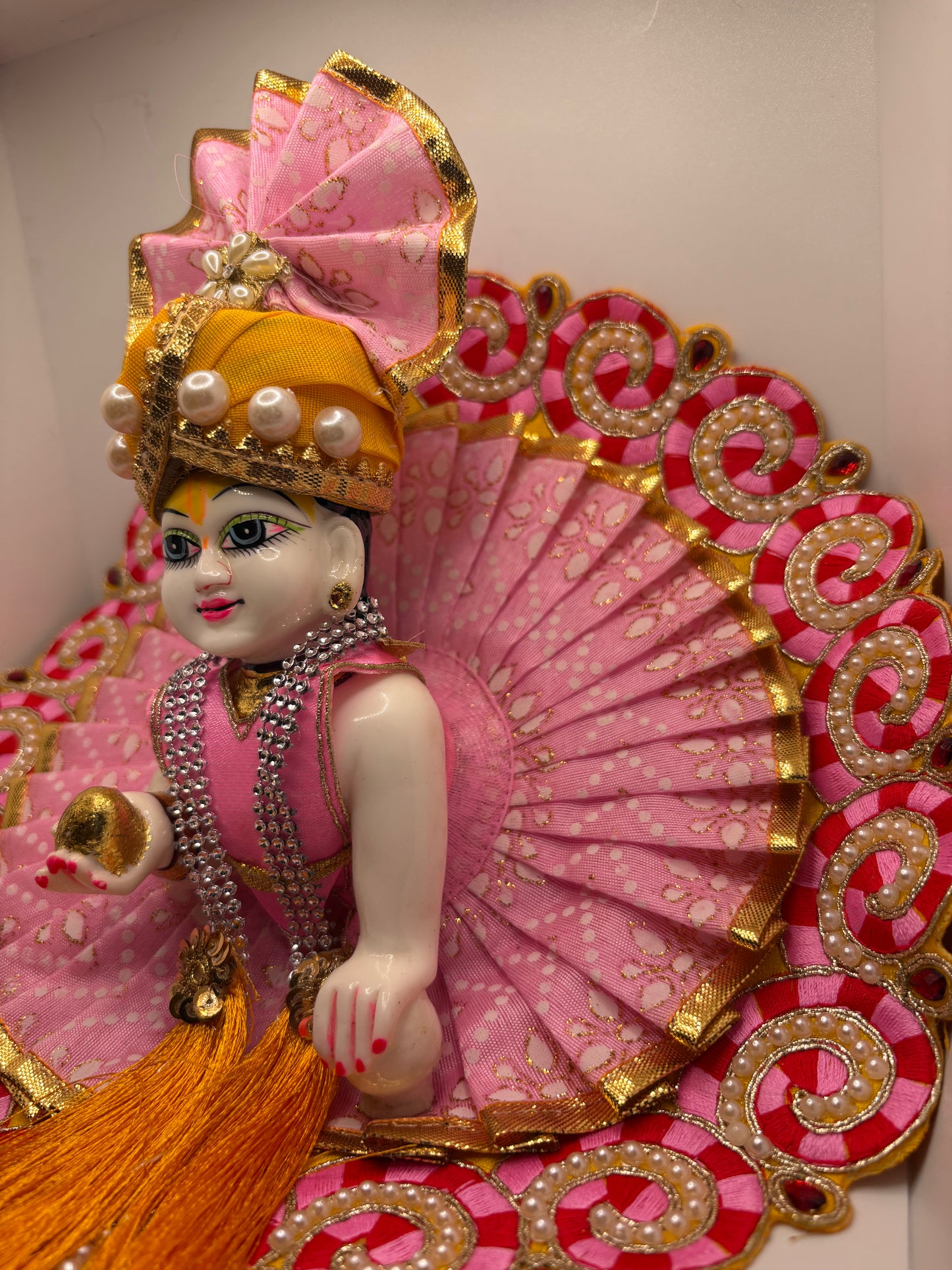 Ladoo Gopal Ji Dress | Designer Vastra for Bal Gopal in Premium Fabric & Embroidery