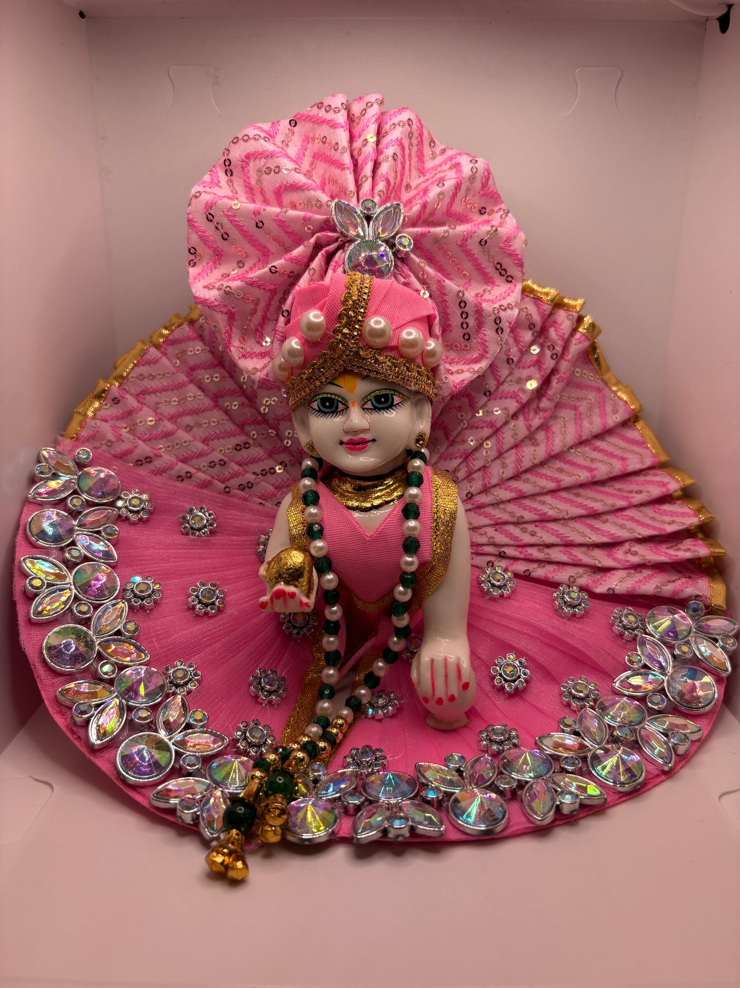 Ladoo Gopal Ji Dress | Designer Vastra for Bal Gopal in Premium Fabric & Embroidery