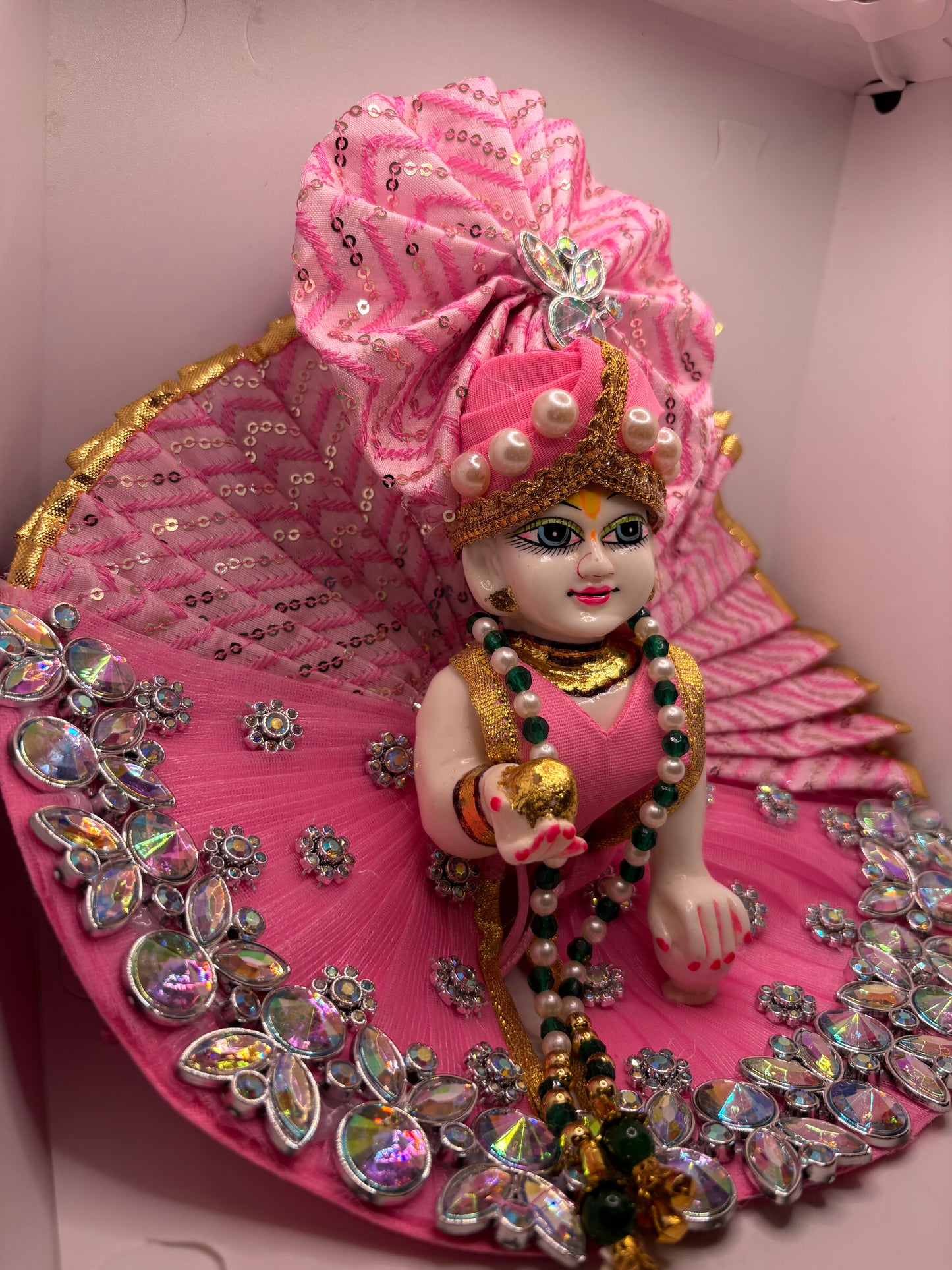 Ladoo Gopal Ji Dress | Designer Vastra for Bal Gopal in Premium Fabric & Embroidery