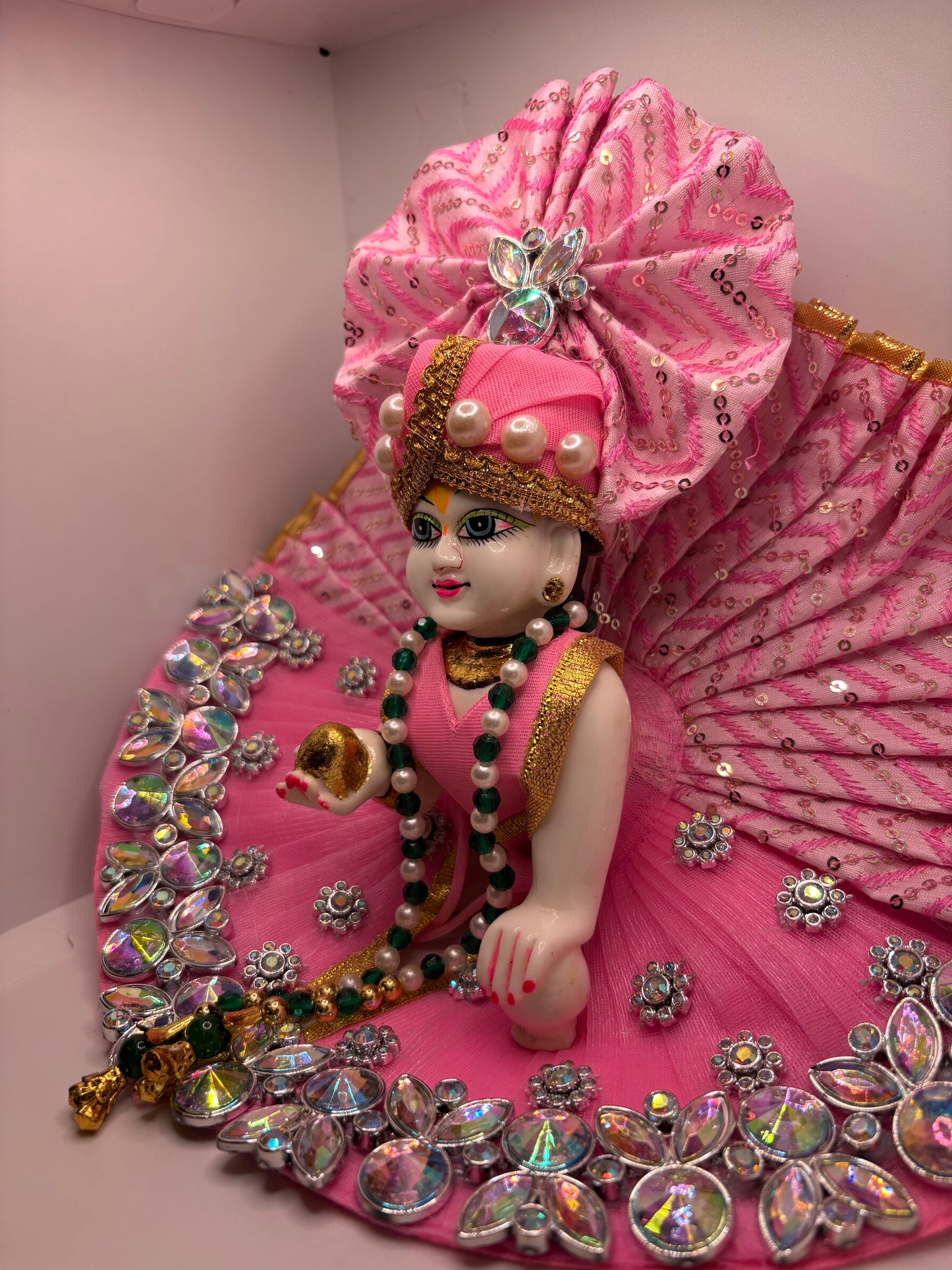 Ladoo Gopal Ji Dress | Designer Vastra for Bal Gopal in Premium Fabric & Embroidery