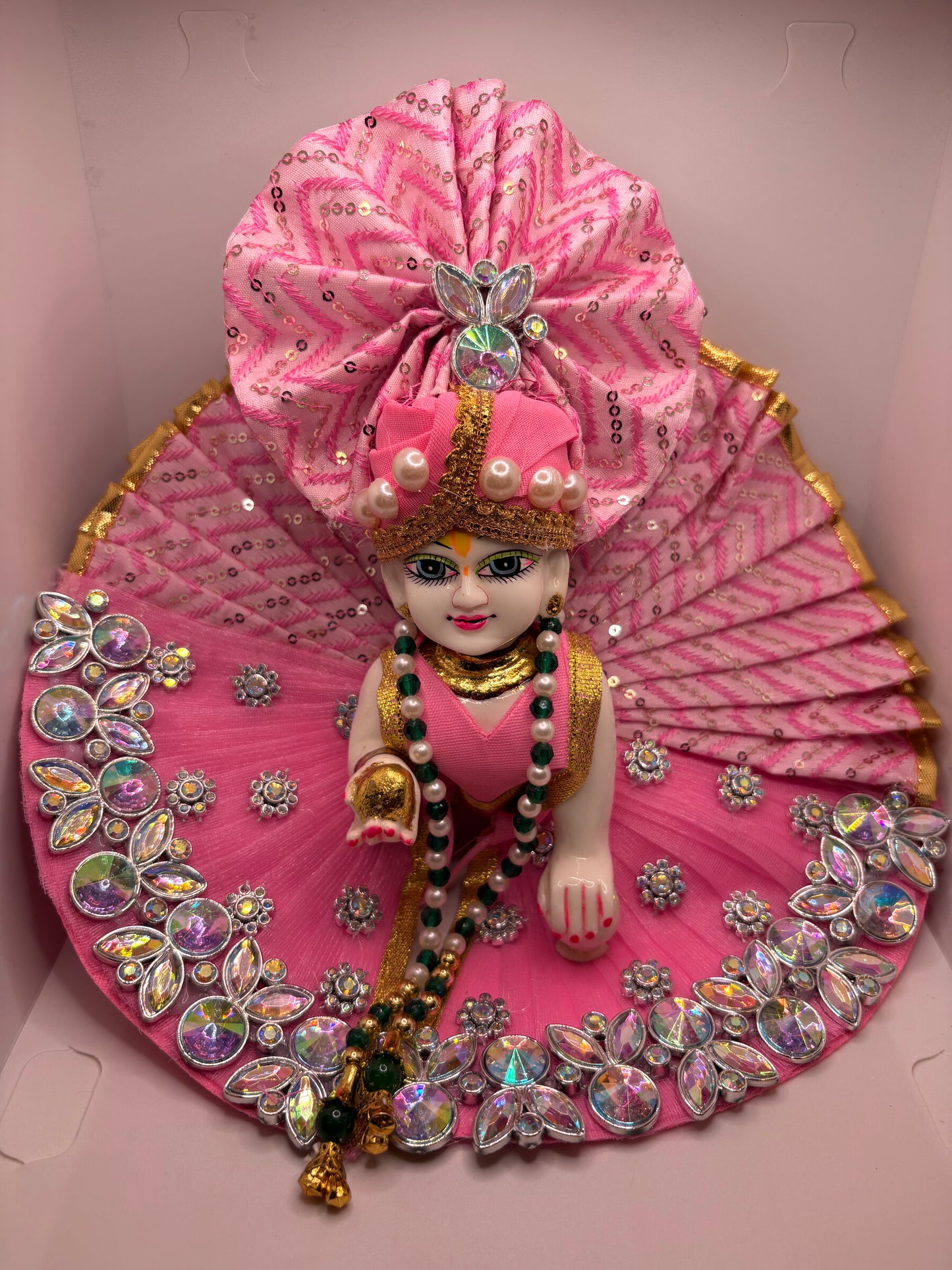 Ladoo Gopal Ji Dress | Designer Vastra for Bal Gopal in Premium Fabric & Embroidery