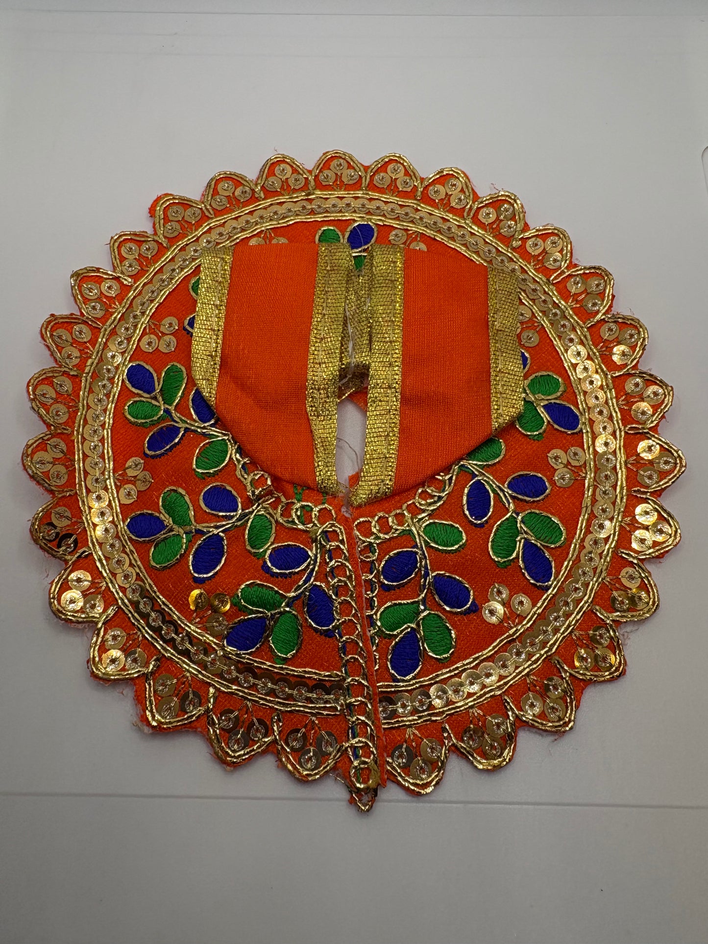 Laddu Gopal Embroidery Dress | Size (2No. - 4No.) | Handcrafted Traditional Vastra for Bal Gopal Idol