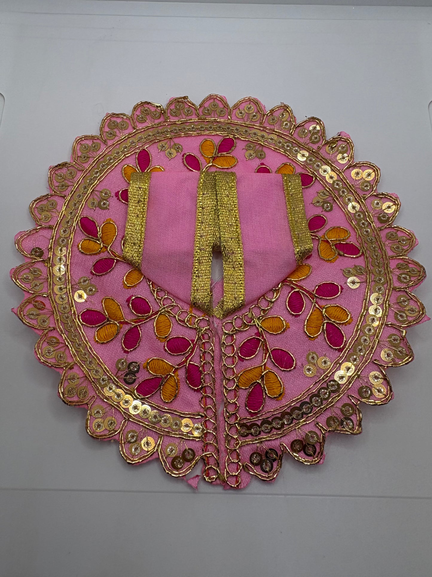 Laddu Gopal Embroidery Dress | Size (2No. - 4No.) | Handcrafted Traditional Vastra for Bal Gopal Idol