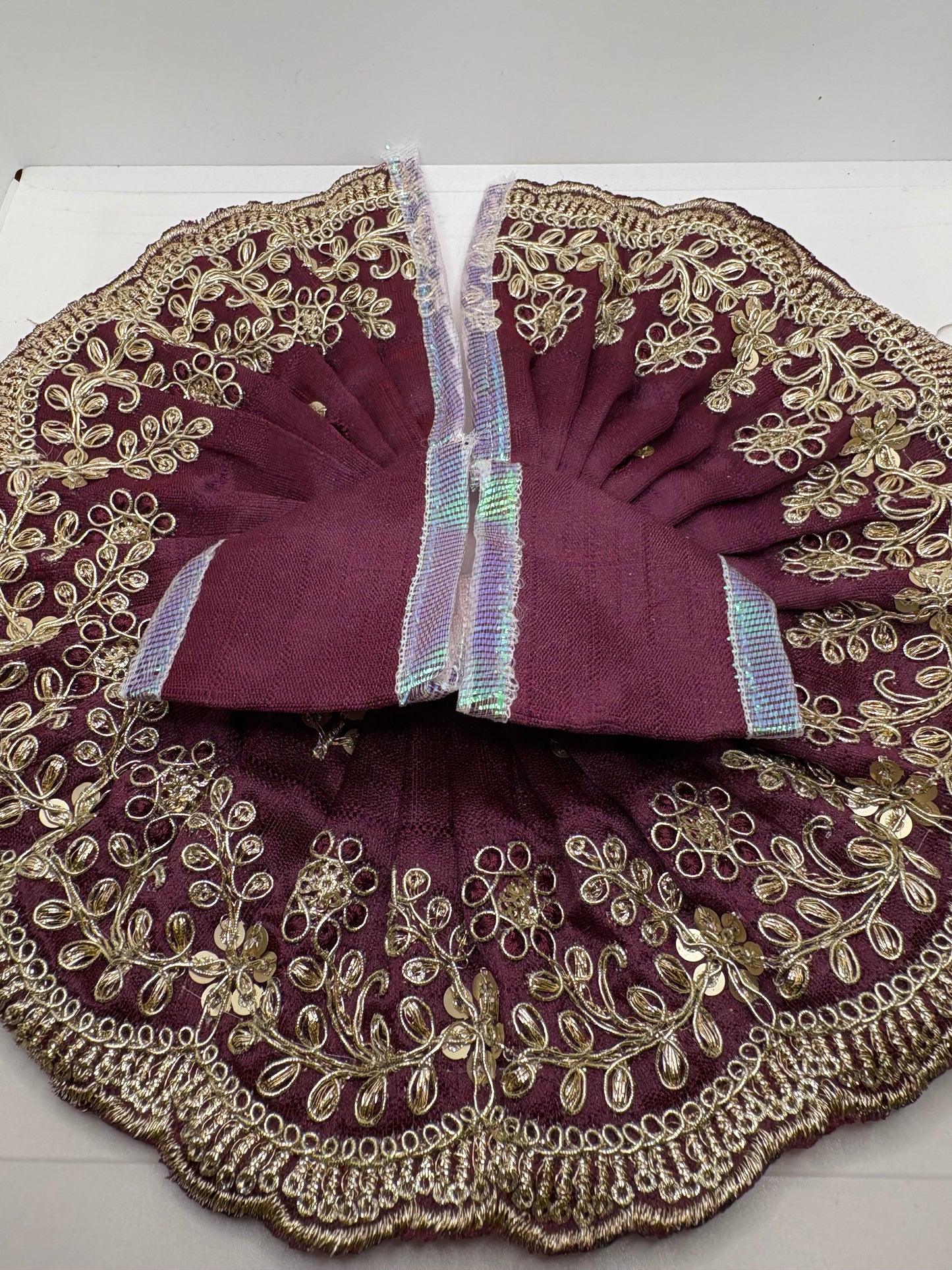 Laddu Gopal Embroidery Dress | Handcrafted Traditional Vastra for Bal Gopal Idol