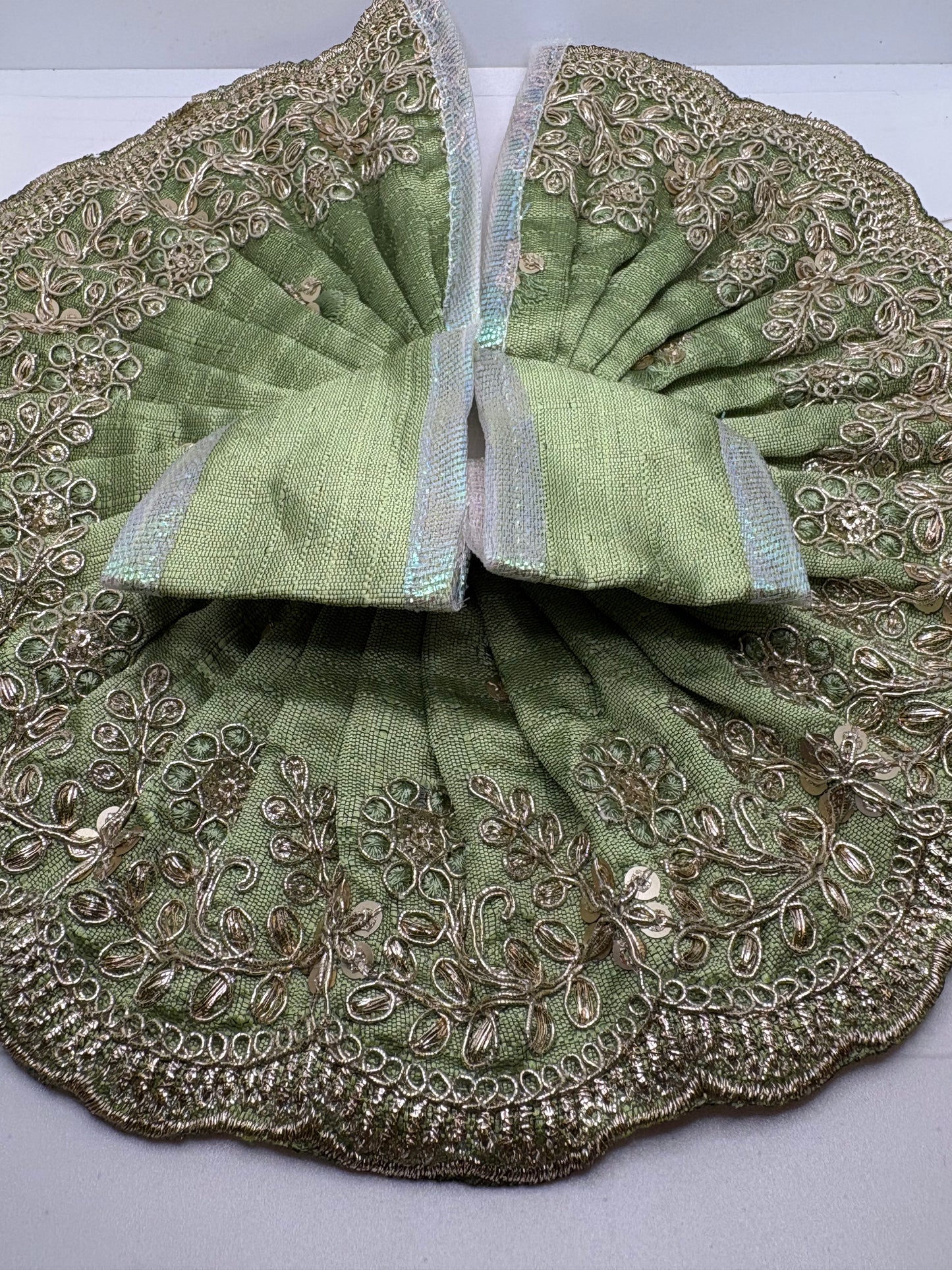 Laddu Gopal Embroidery Dress | Handcrafted Traditional Vastra for Bal Gopal Idol