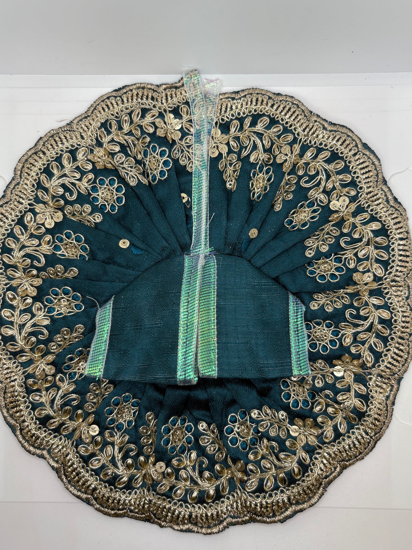 Laddu Gopal Embroidery Dress | Handcrafted Traditional Vastra for Bal Gopal Idol