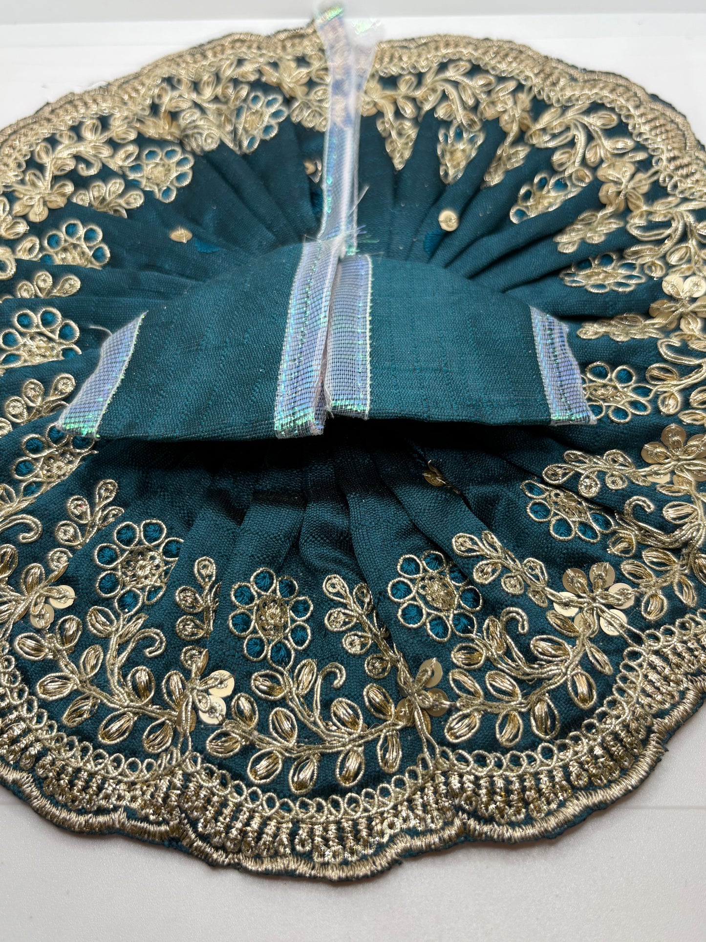 Laddu Gopal Embroidery Dress | Handcrafted Traditional Vastra for Bal Gopal Idol