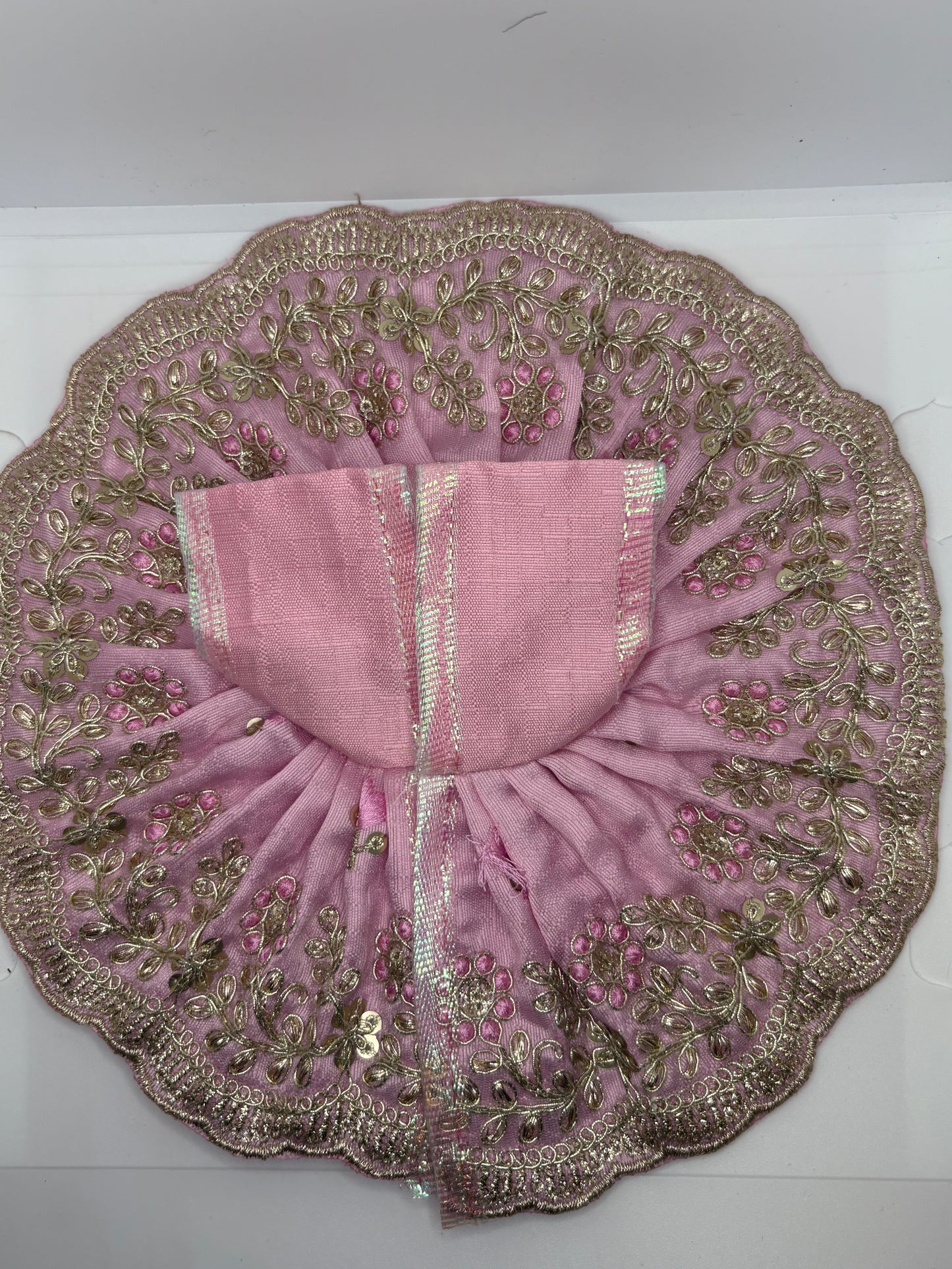 Laddu Gopal Embroidery Dress | Handcrafted Traditional Vastra for Bal Gopal Idol