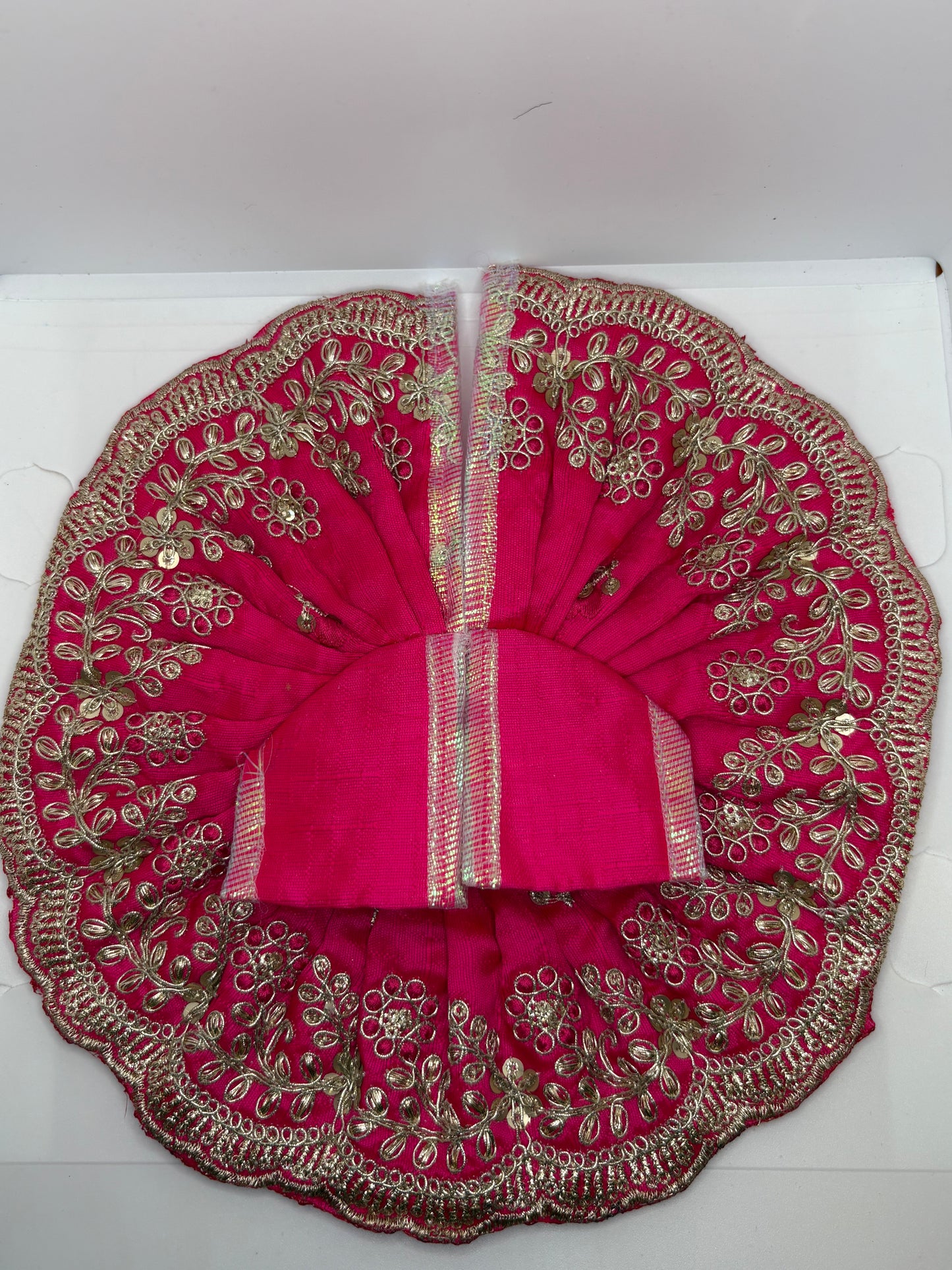Laddu Gopal Embroidery Dress | Handcrafted Traditional Vastra for Bal Gopal Idol