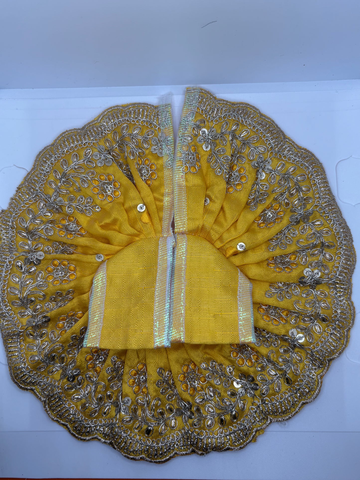 Laddu Gopal Embroidery Dress | Handcrafted Traditional Vastra for Bal Gopal Idol
