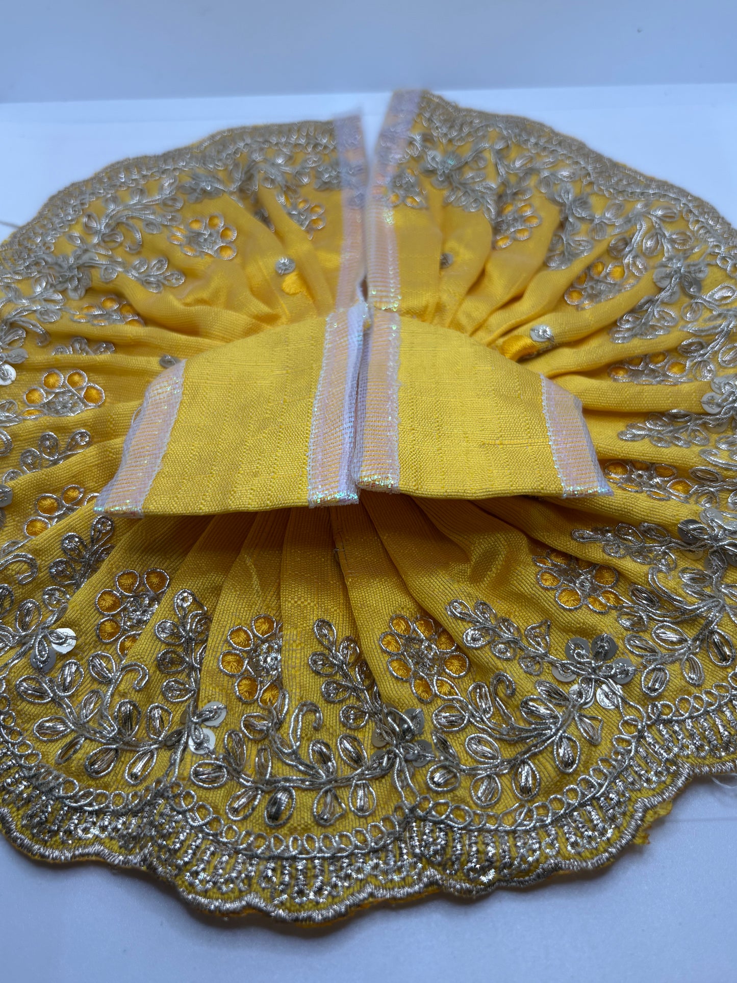 Laddu Gopal Embroidery Dress | Handcrafted Traditional Vastra for Bal Gopal Idol