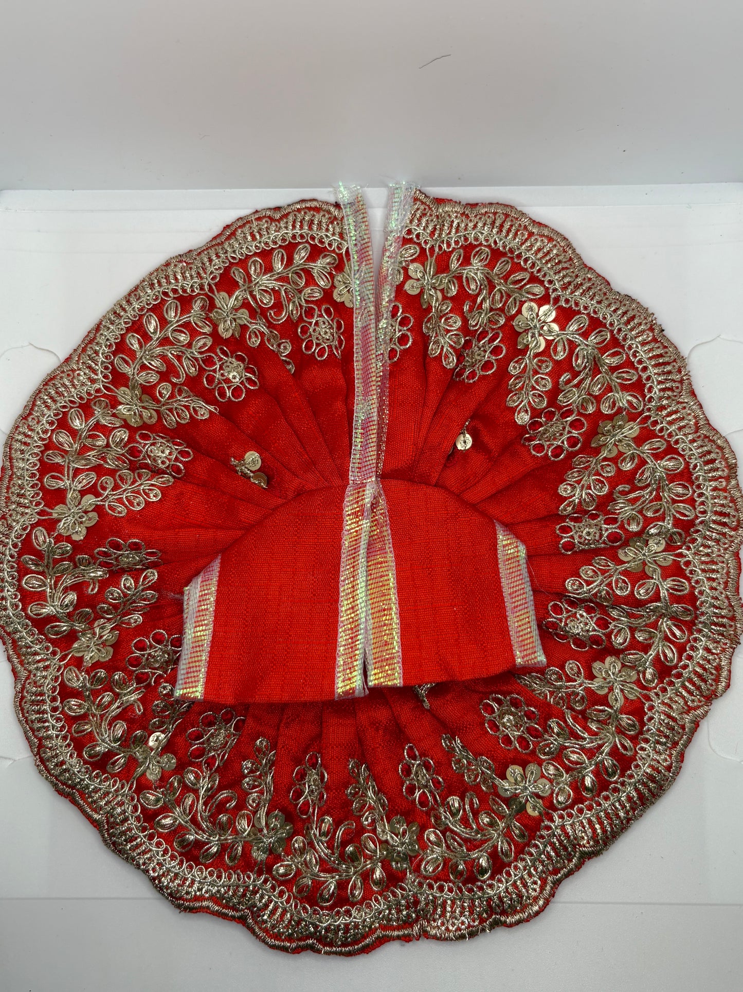 Laddu Gopal Embroidery Dress | Handcrafted Traditional Vastra for Bal Gopal Idol