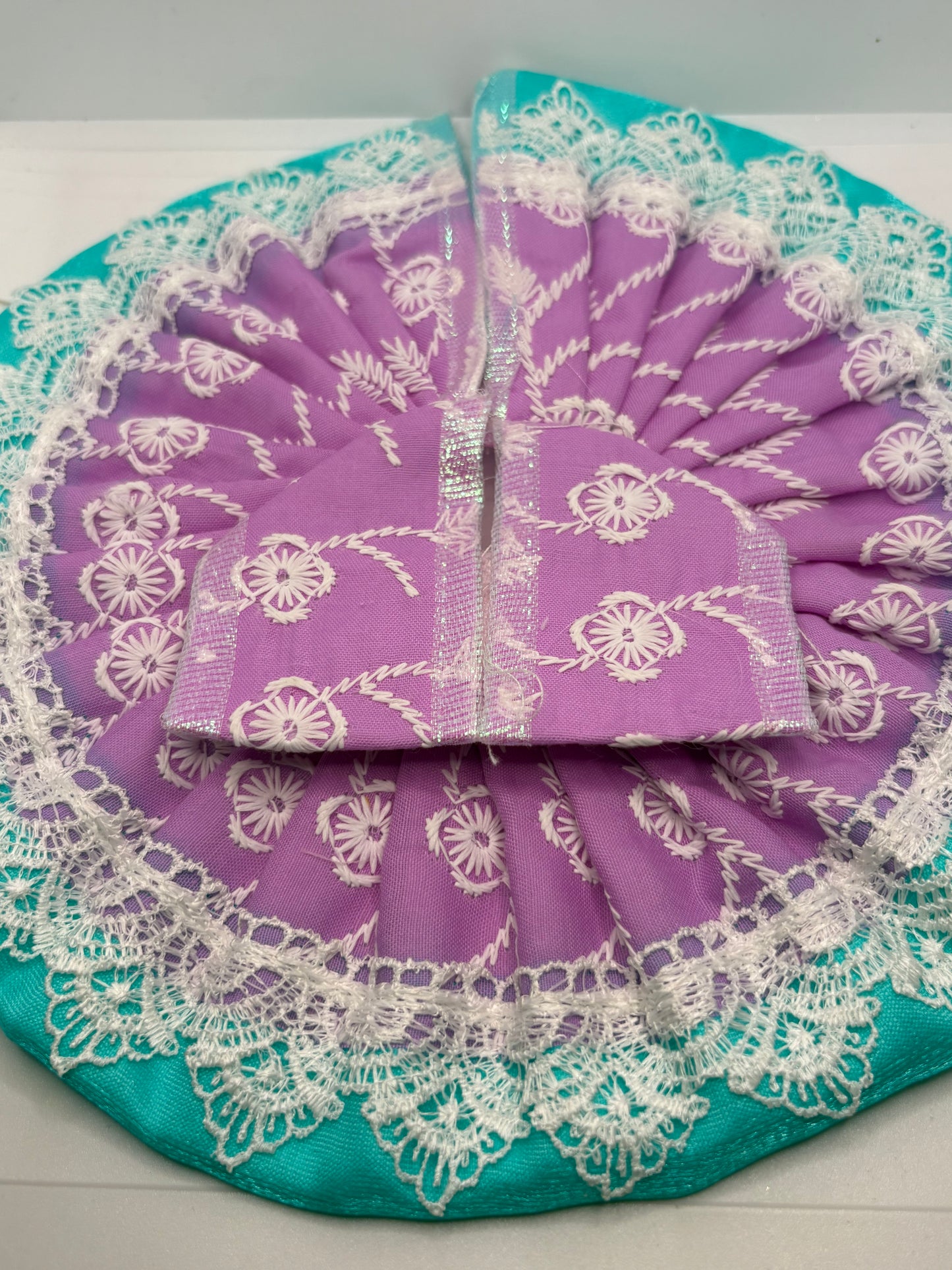Thread Embroidery Dress for Laddu Gopal Ji | Traditional Handcrafted Vastra for Bal Gopal Idol