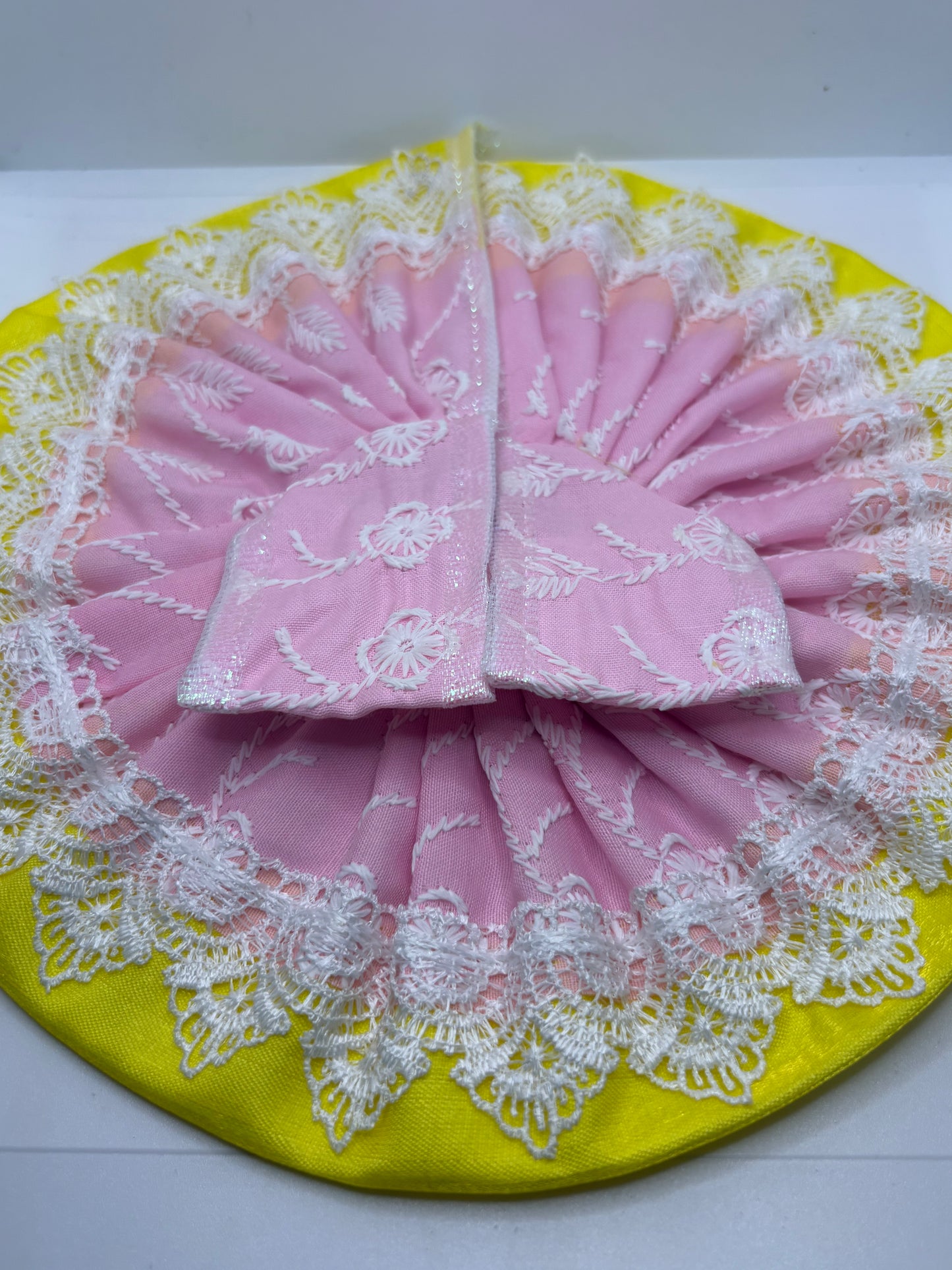 Thread Embroidery Dress for Laddu Gopal Ji | Traditional Handcrafted Vastra for Bal Gopal Idol
