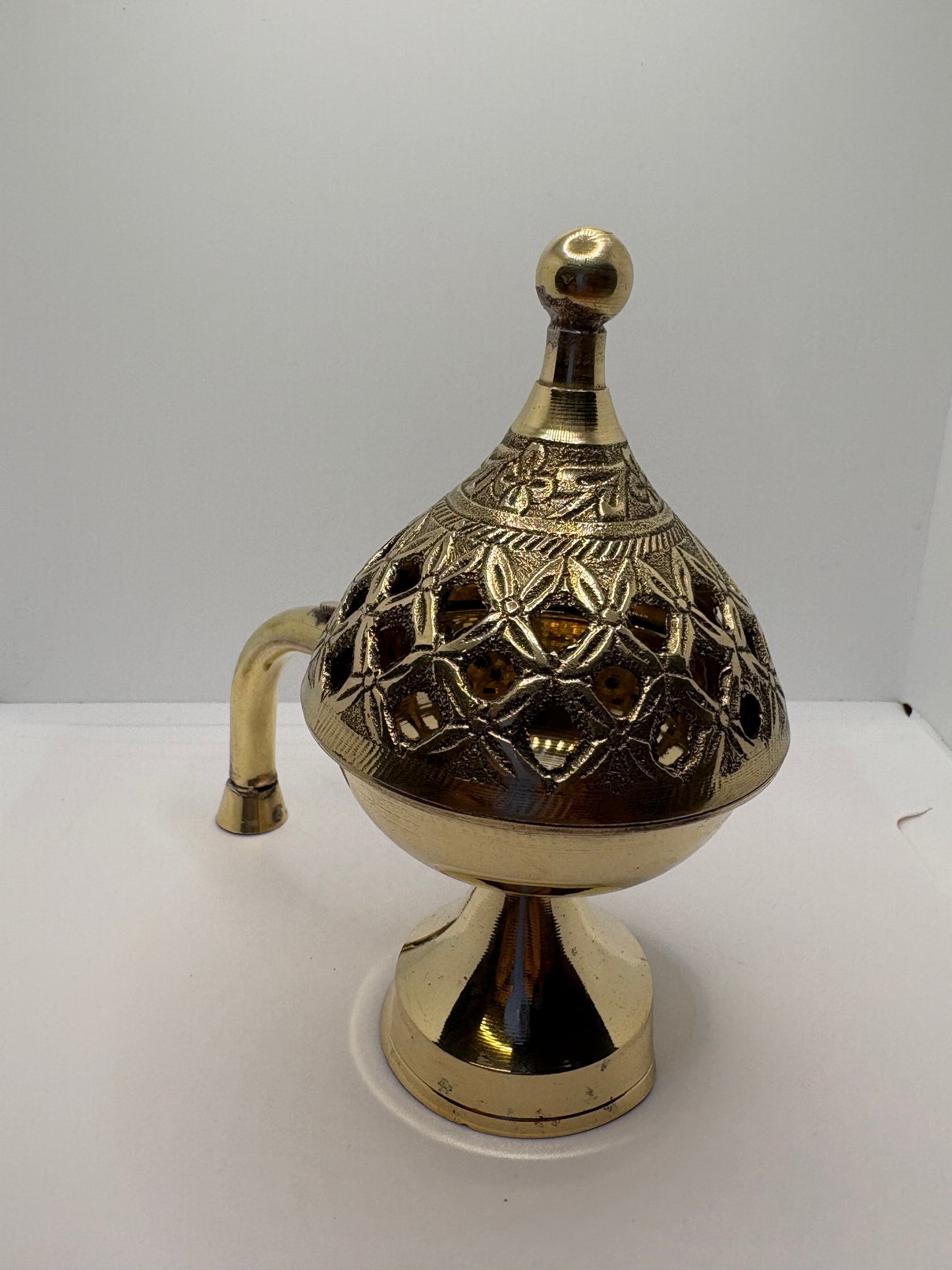 Dhoop | Loban Dani - Brass (Petal)