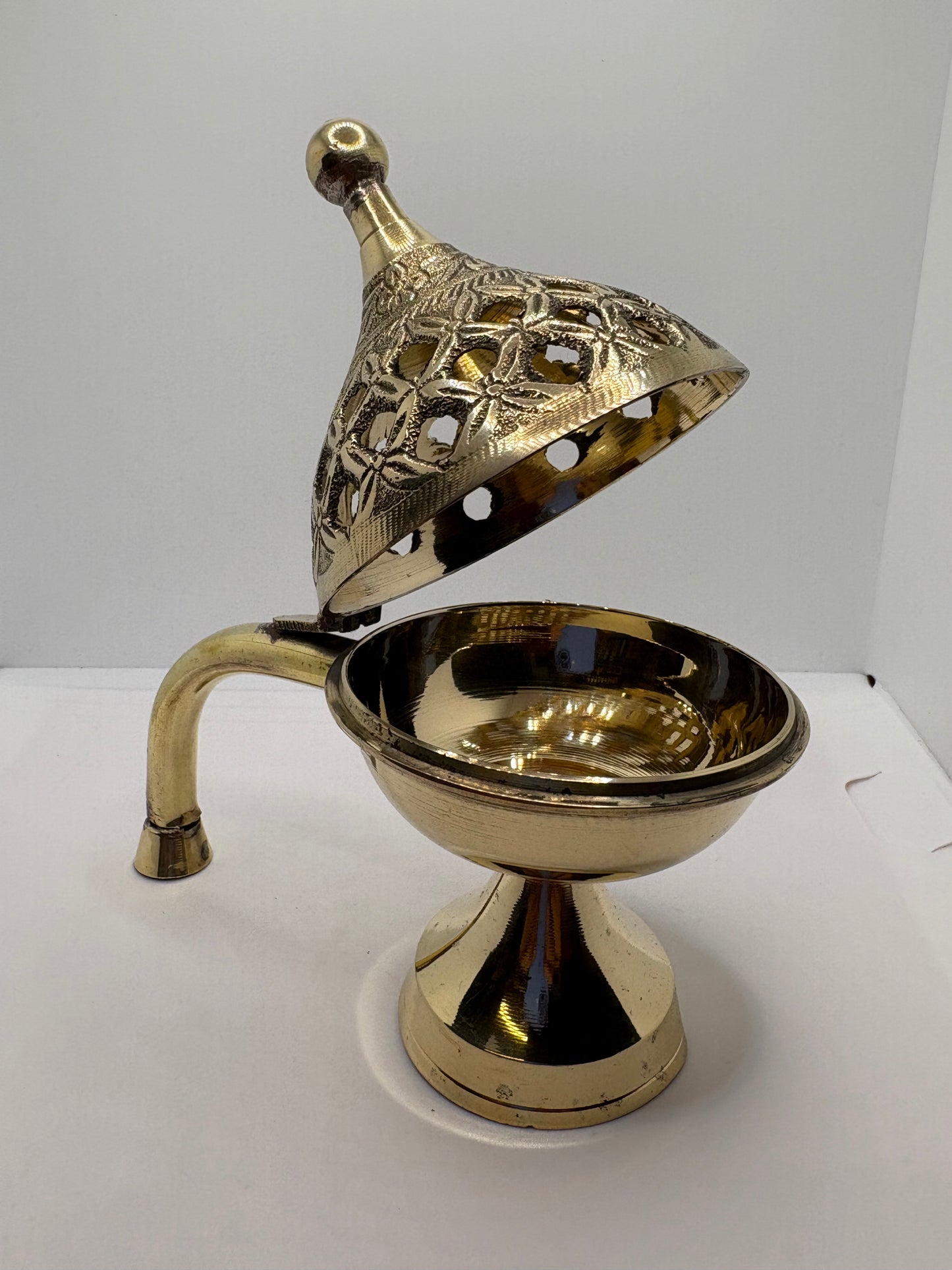 Dhoop | Loban Dani - Brass (Petal)