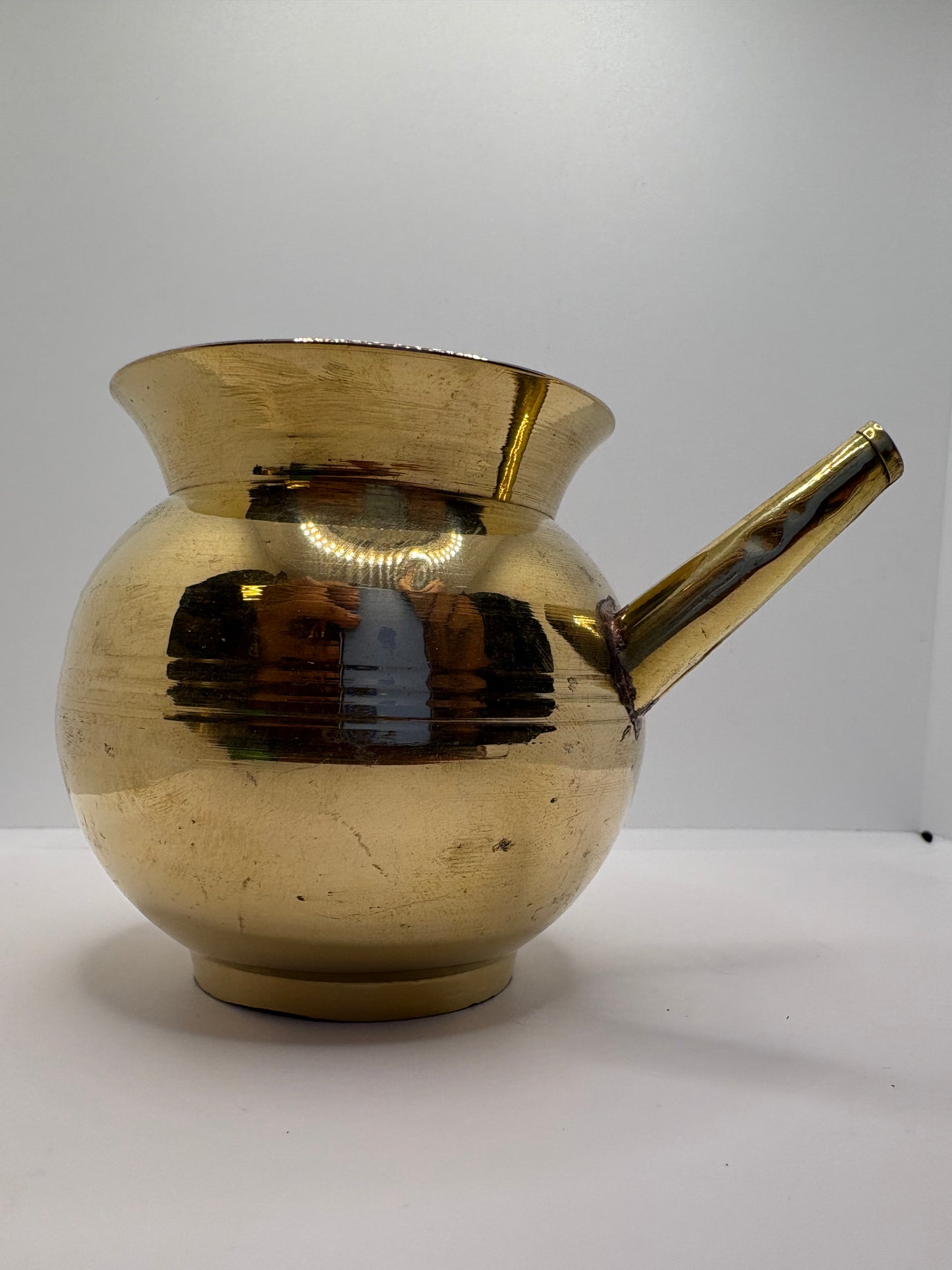 Brass (Petal) Karwa Lota Heavy