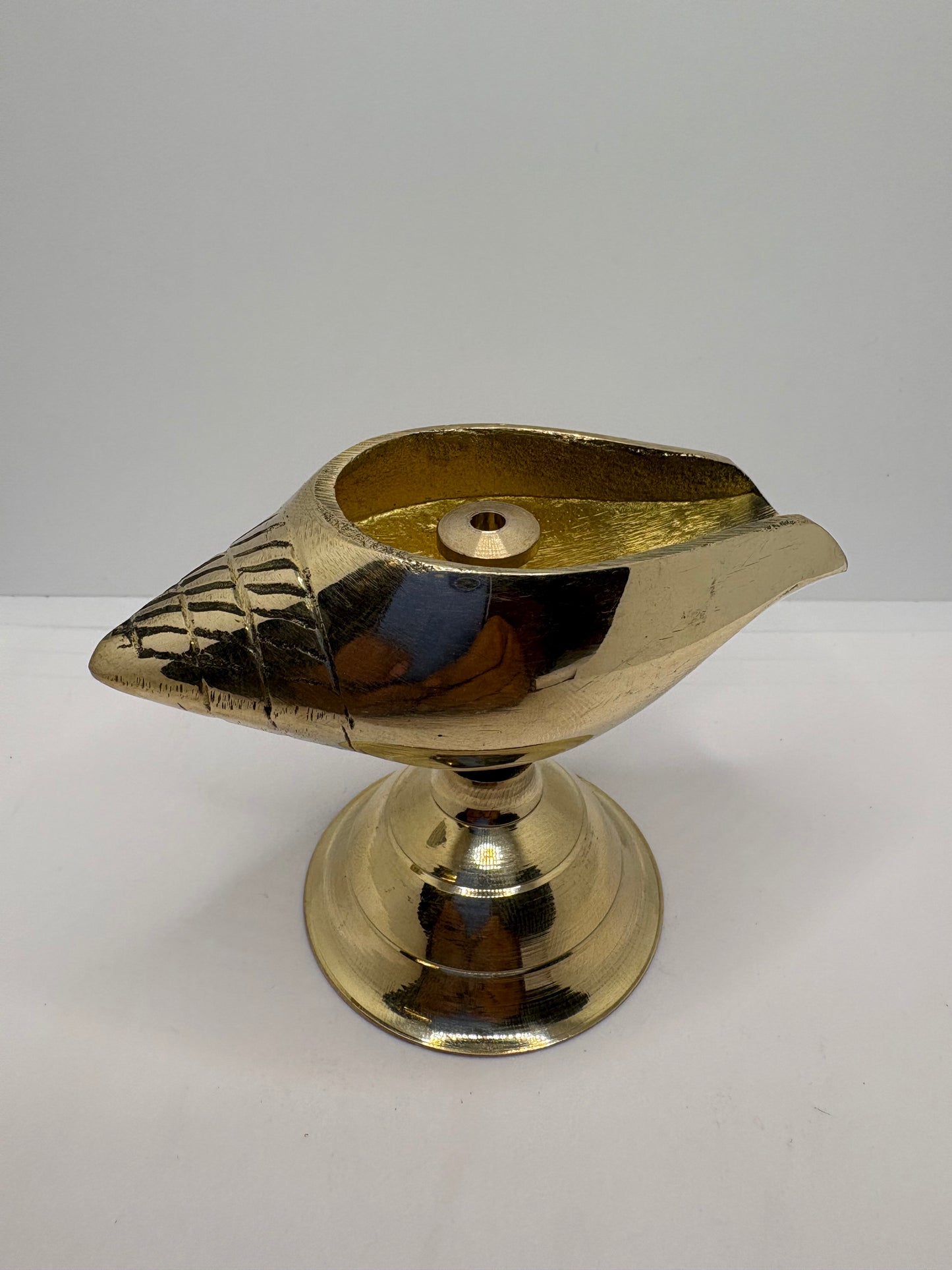 Shankh Diya |Jyot Brass (Petal)