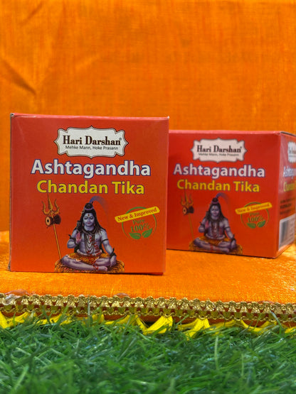 Aastragandh Chandan Tika – Hari Darshan 60g | Premium Tilak Chandan with Divine Fragrance