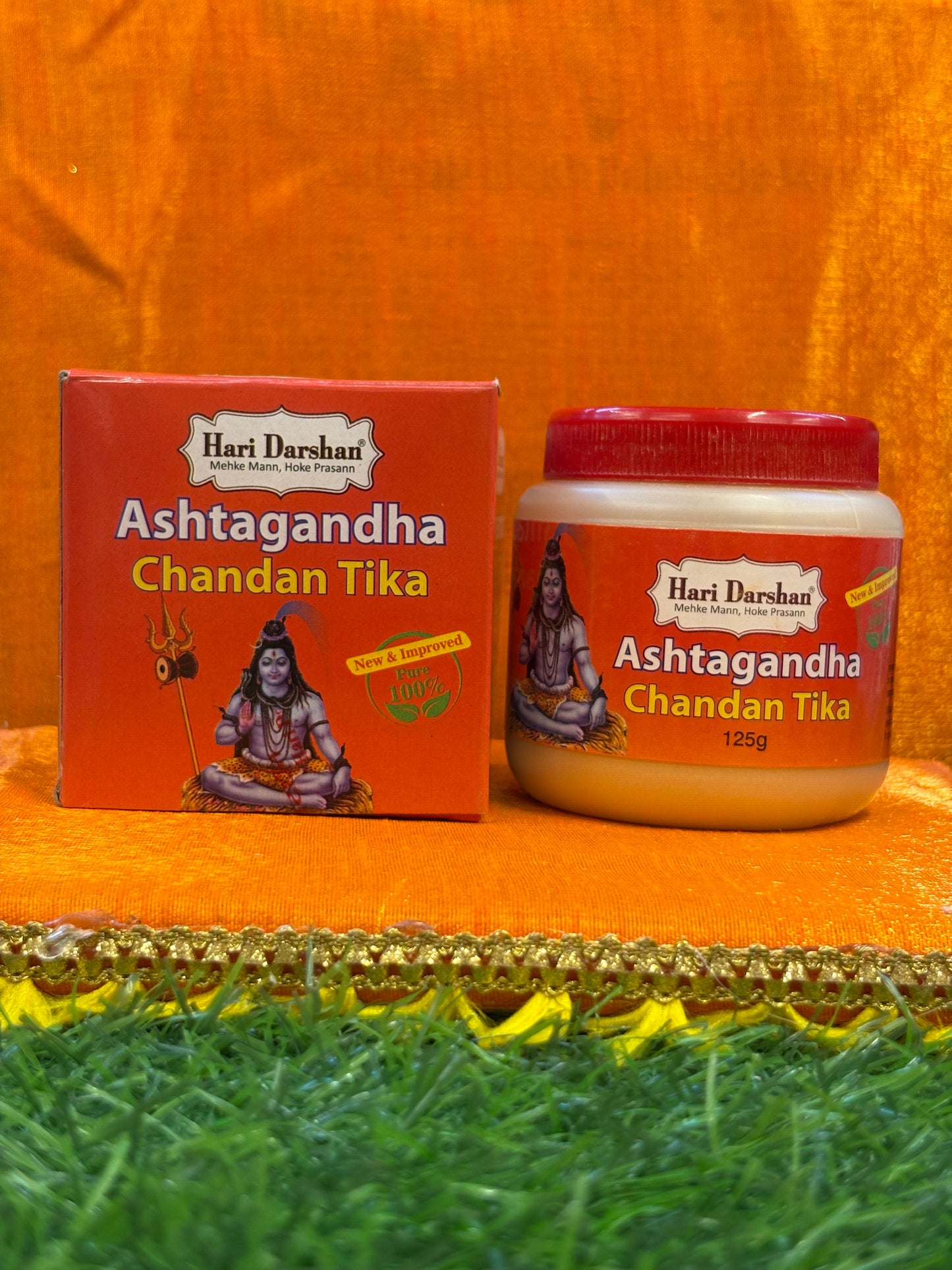 Aastragandh Chandan Tika – Hari Darshan 60g | Premium Tilak Chandan with Divine Fragrance