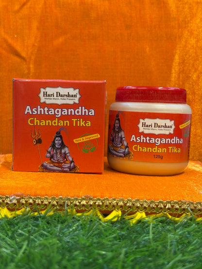 Aastragandh Chandan Tika – Hari Darshan 60g | Premium Tilak Chandan with Divine Fragrance