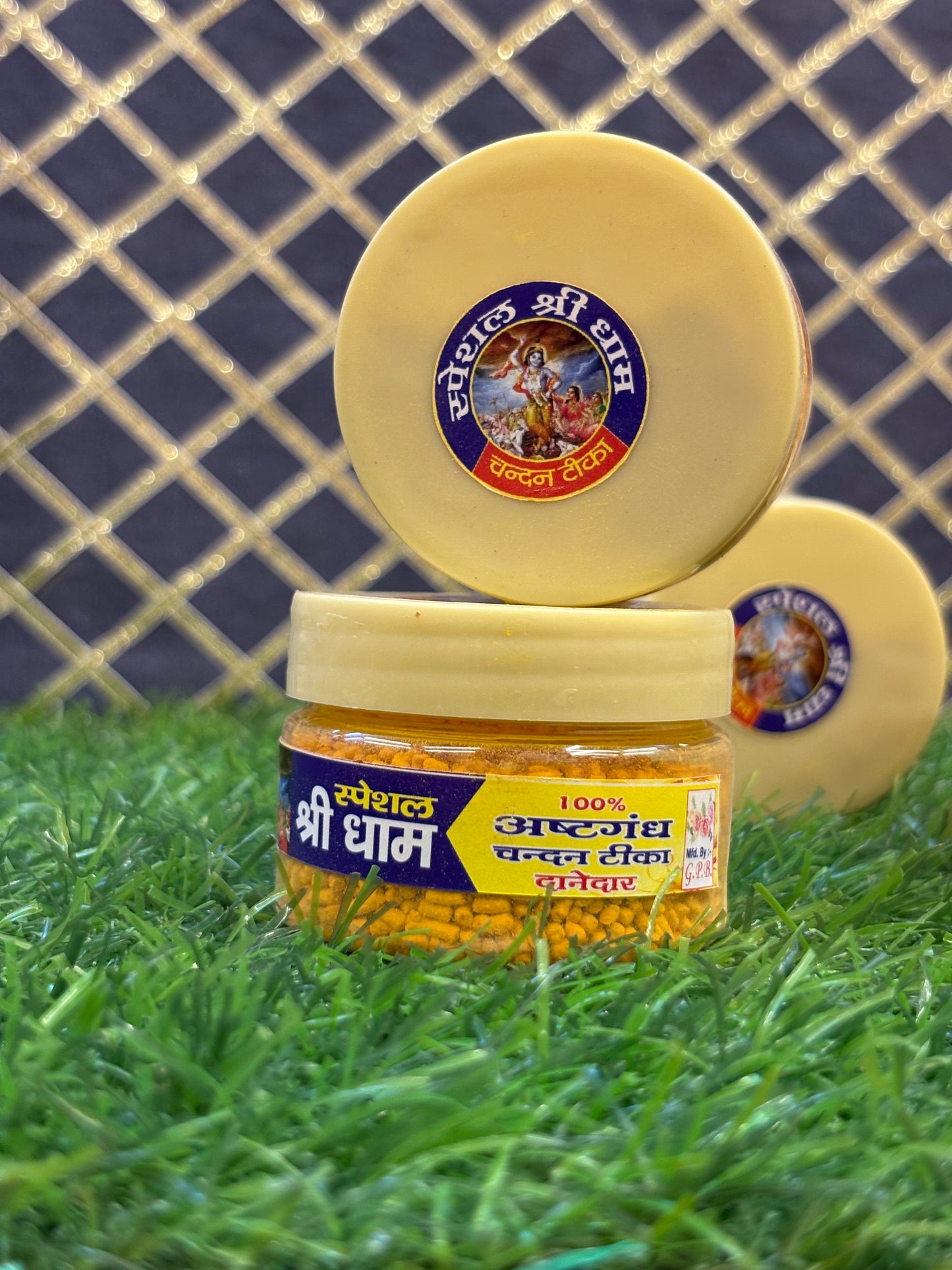 Aastragandh Danedar Chandan – Shree Dhaam 50g | Traditional Scented Chandan for Divine Rituals