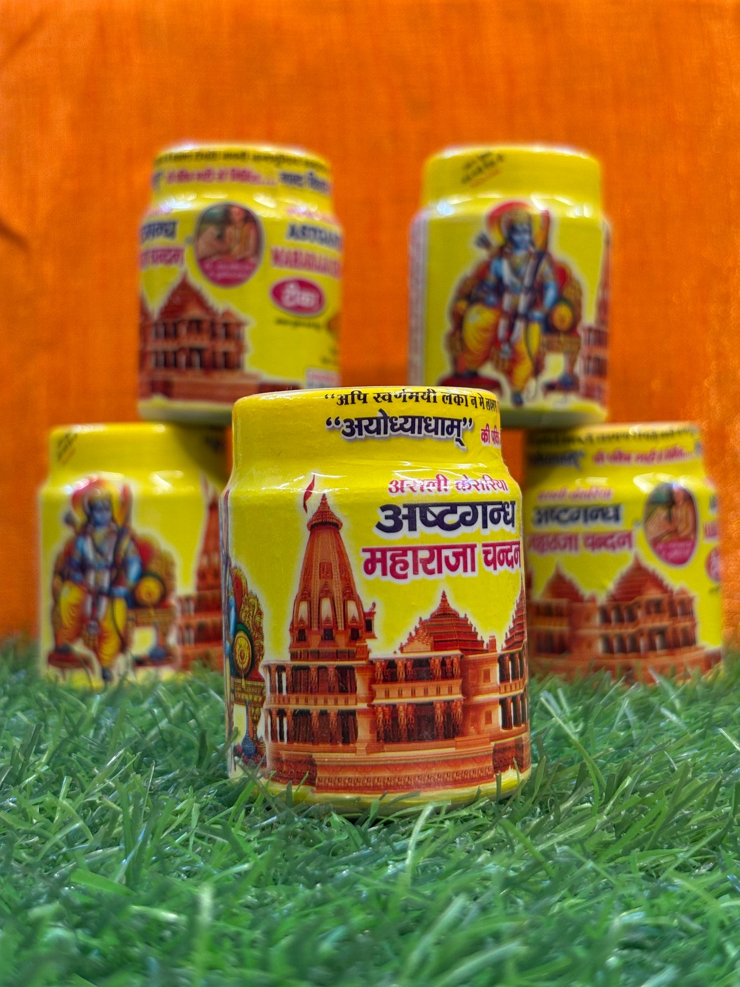 Yellow Chandan – Maharaja 20g | Premium Haldi Chandan for Pooja &amp; Tilak
