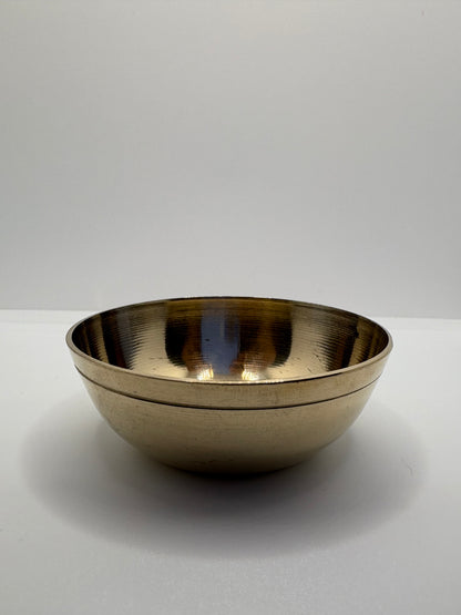 Brass (Petal) Bhog Katori | Traditional Brass Bowl for Bhog & Pooja Offerings