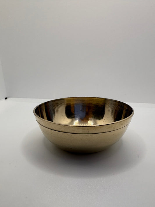 Brass (Petal) Bhog Katori | Traditional Brass Bowl for Bhog & Pooja Offerings