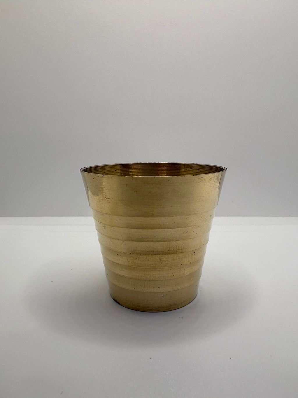 Brass (Petal) Bhog Glass | Traditional Brass Glass for Bhog, Pooja & Prasadam