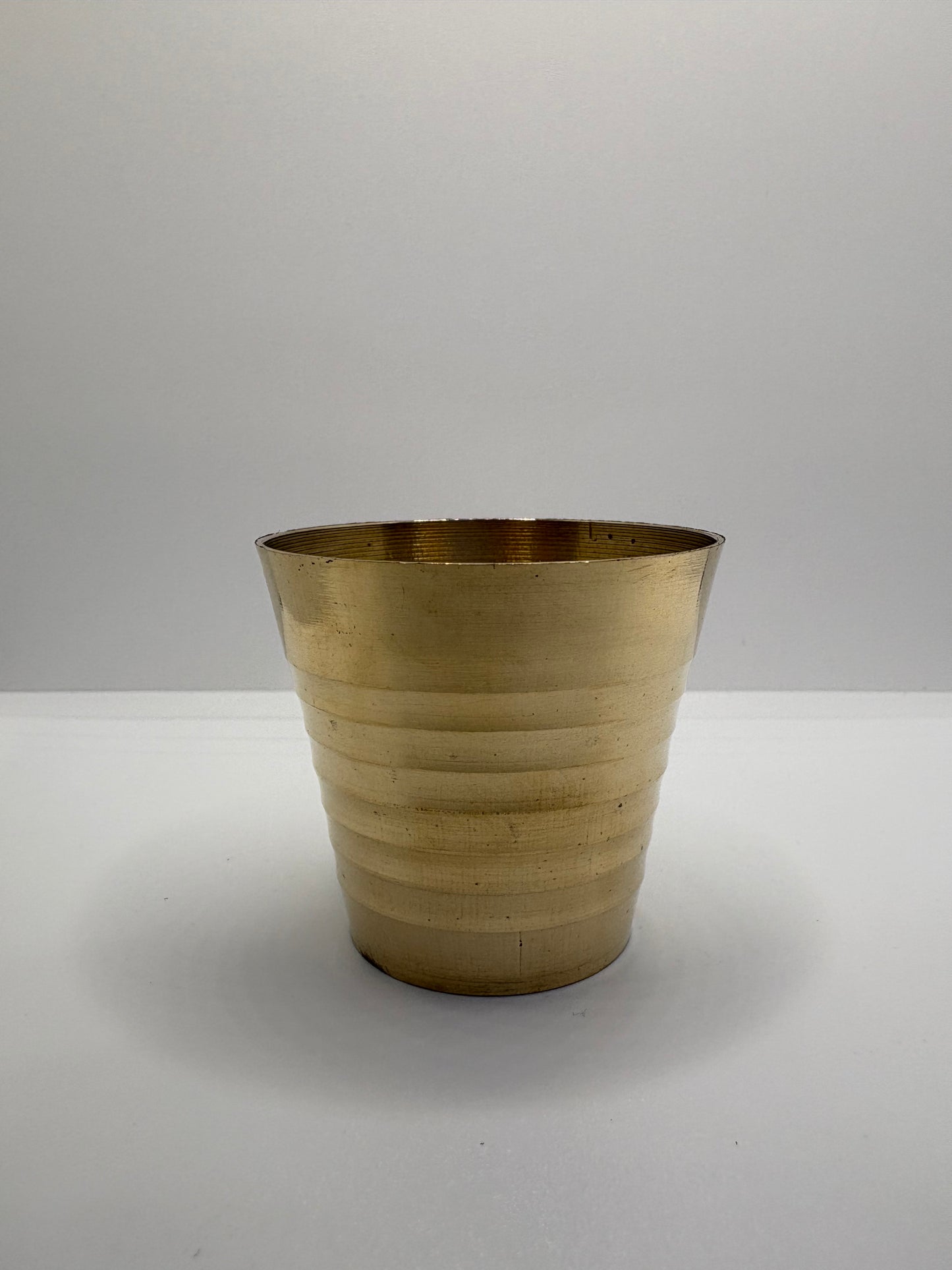 Brass (Petal) Bhog Glass | Traditional Brass Glass for Bhog, Pooja & Prasadam