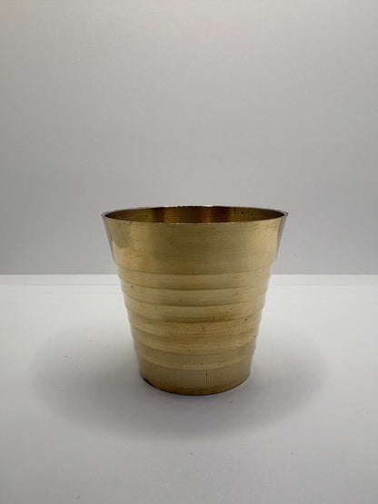 Brass (Petal) Bhog Glass | Traditional Brass Glass for Bhog, Pooja & Prasadam