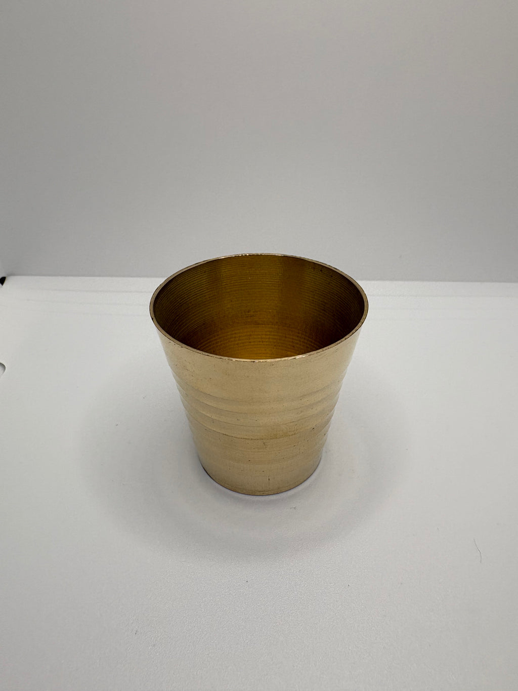 Brass (Petal) Bhog Glass | Traditional Brass Glass for Bhog, Pooja & Prasadam