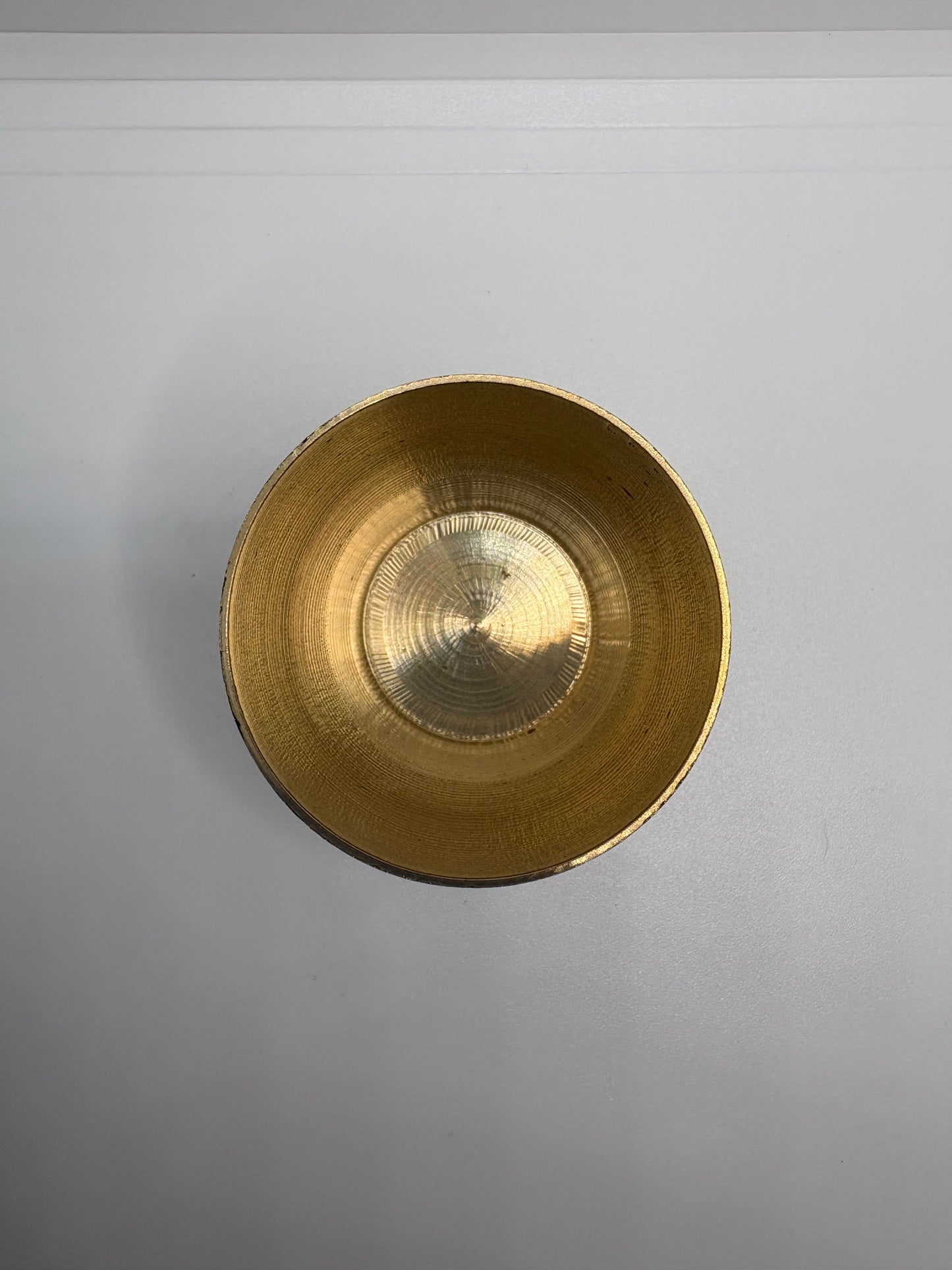 Brass (Petal) Bhog Glass | Traditional Brass Glass for Bhog, Pooja & Prasadam
